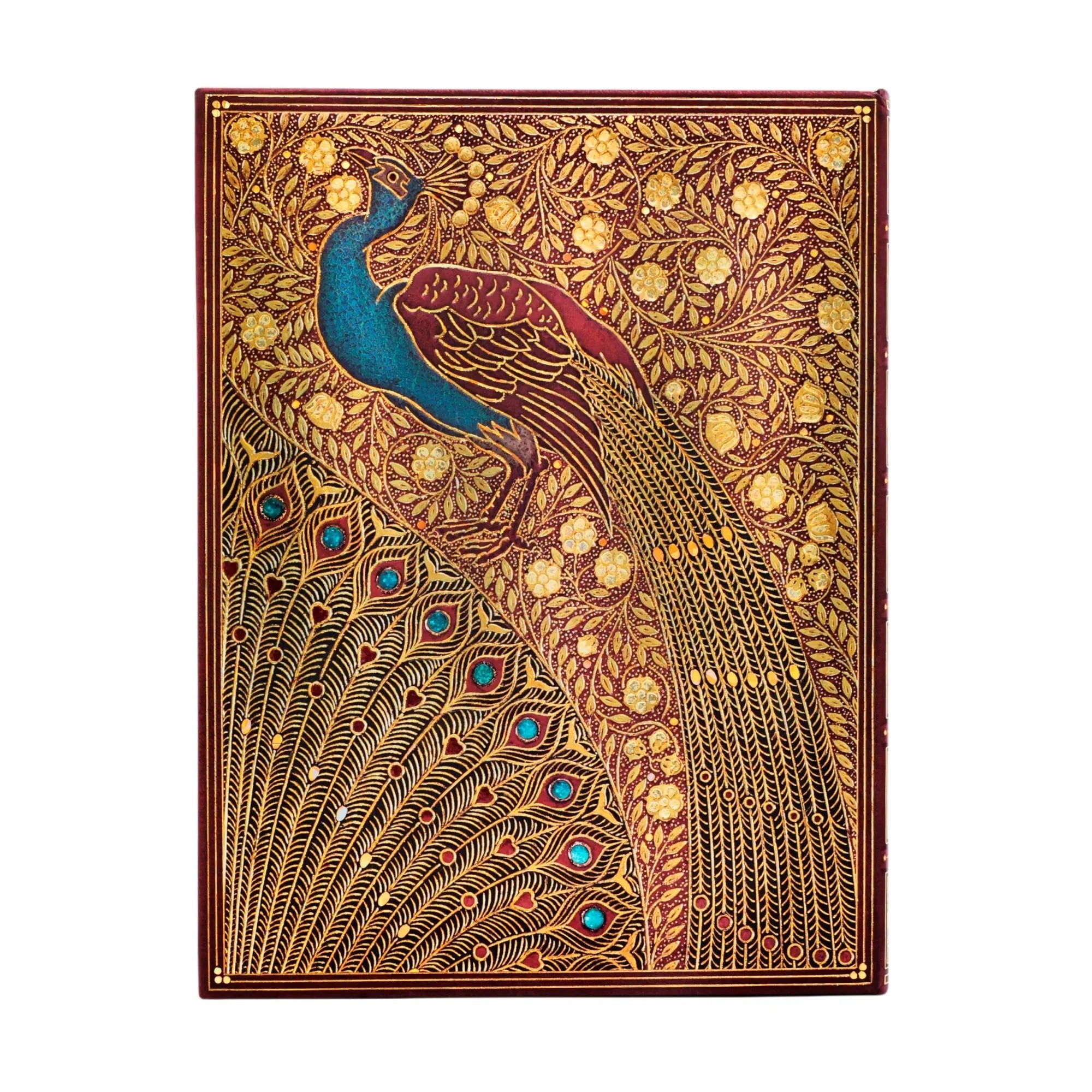 Carnet PAPERBLANKS Les Paons de Hafiz - Ultra - Hardcover - Ligné - 144p - 9781439798874
