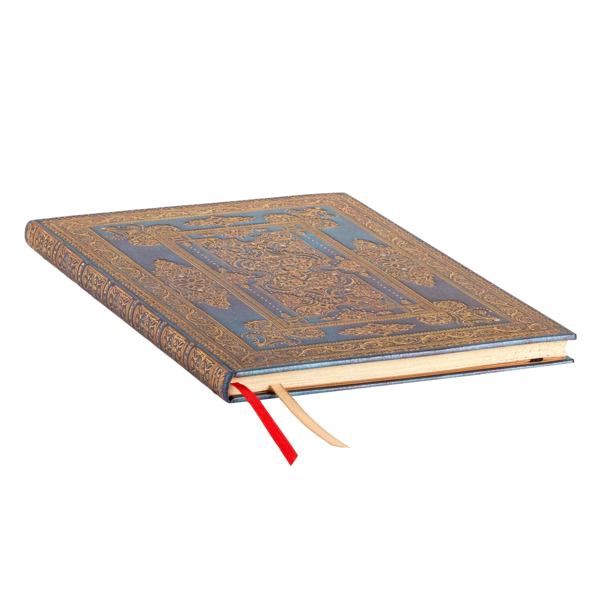 Carnet PAPERBLANKS Luxe Bleu - Grand - Hardcover - Uni - 128p - 9781439795897