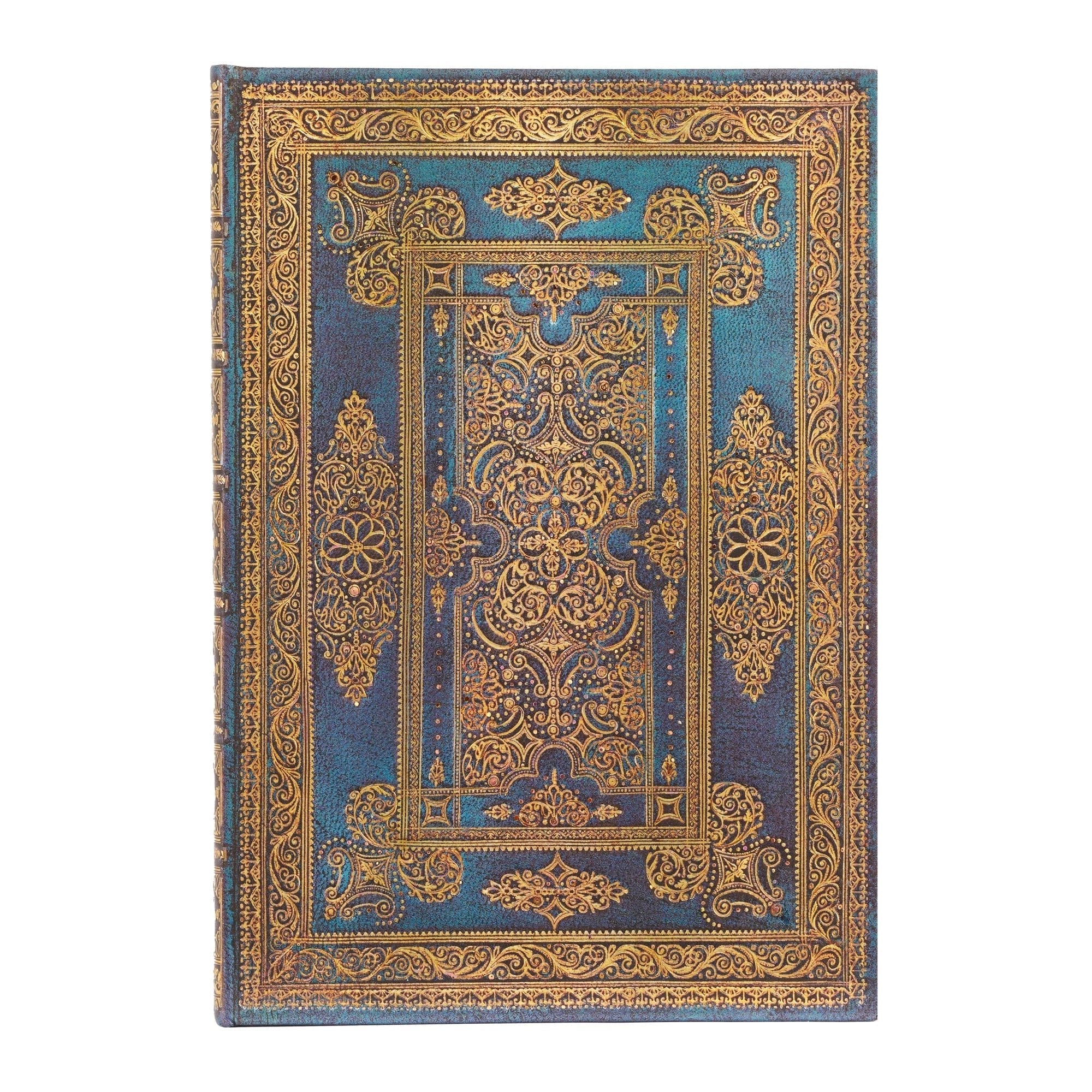 Carnet PAPERBLANKS Luxe Bleu - Midi - Hardcover - Ligné - 144p - 9781439795910
