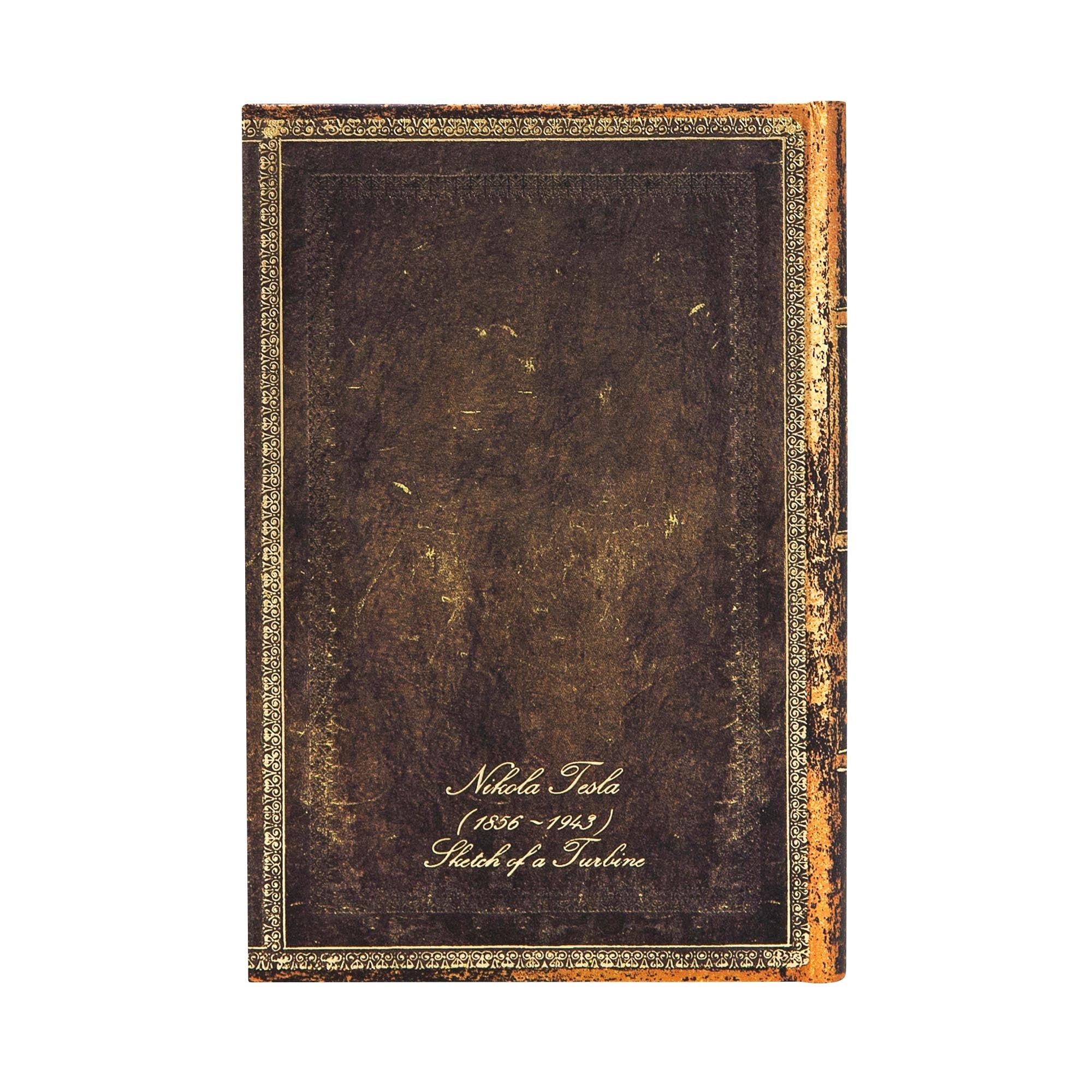 Carnet PAPERBLANKS Tesla, Croquis d'une Turbine - Mini - Hardcover - Uni - 176p - 9781439754641
