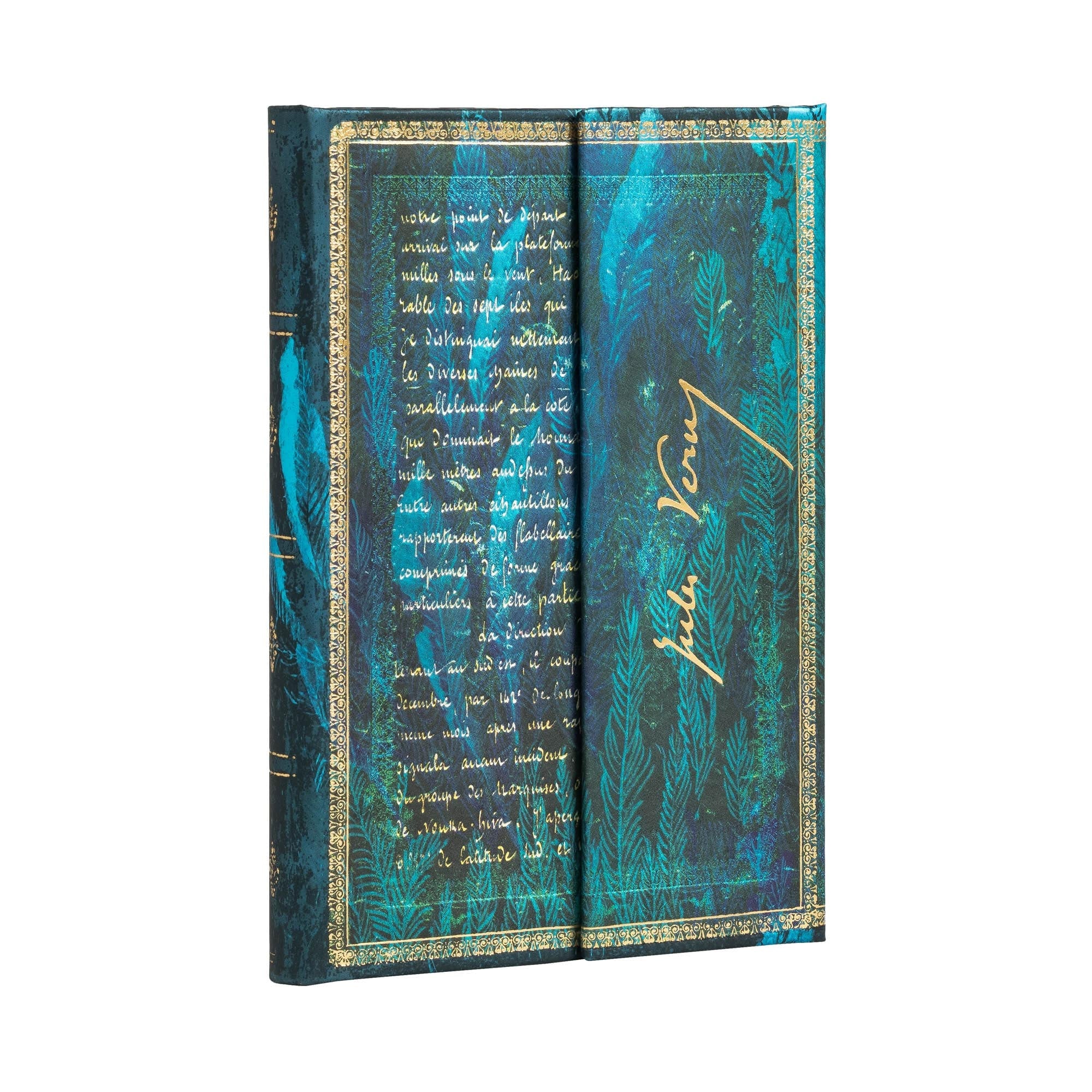 Carnet PAPERBLANKS Verne, Vingt Mille Lieues - Mini - Hardcover - Ligné - 176p - 9781439764947