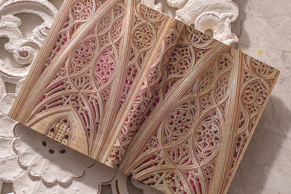 Carnet PAPERBLANKS Voûte de la Cathédrale de Milan (Bordeaux) - Ultra - Softcover - Ligné - 176p - 9780349715438