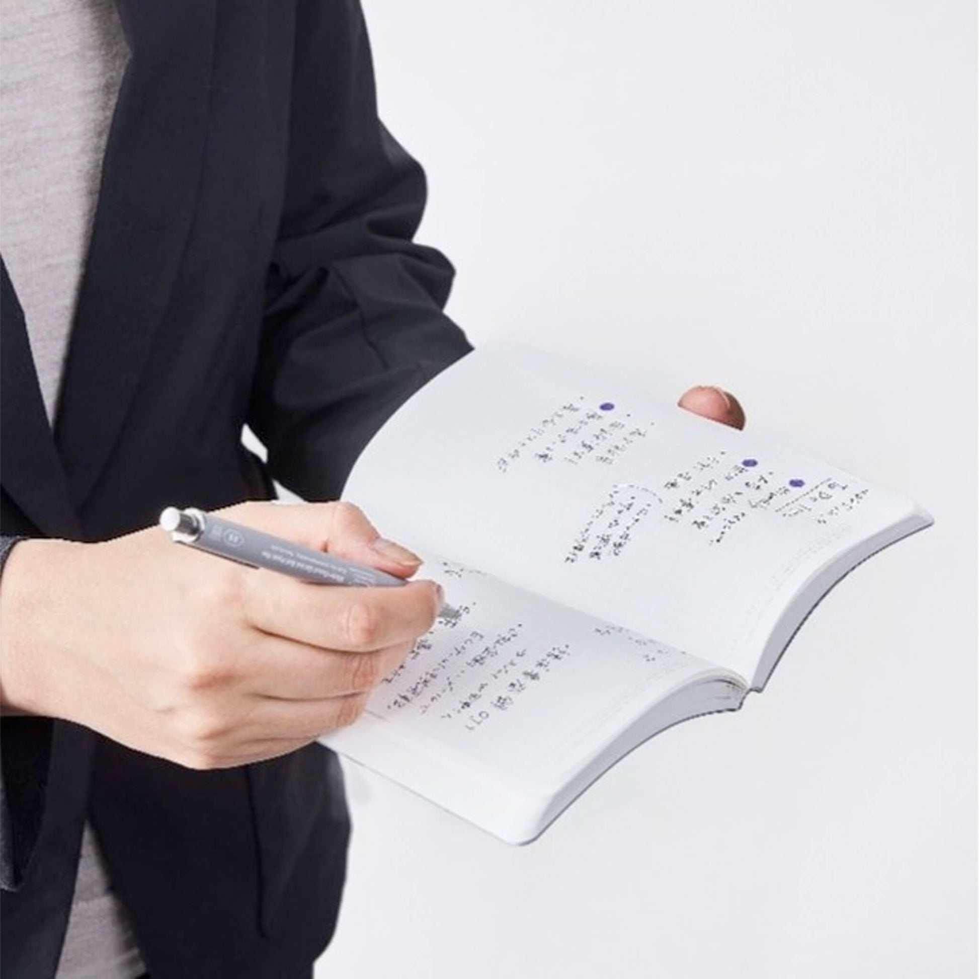 Carnet STÁLOGY 365Days Notebook - B6 Slim - Softcover - Quadrillé - Black - 4904140081874