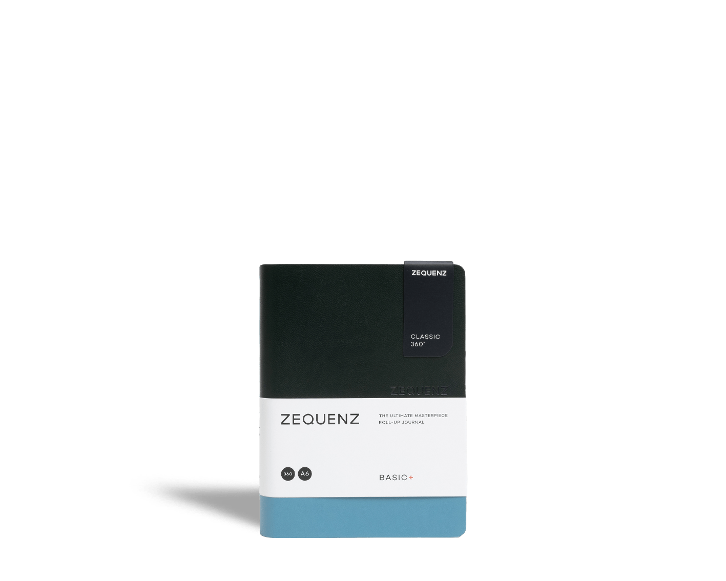 Carnet ZEQUENZ Basic+ - A6 - Ligné - Emerald Lagoon - 8859340526778