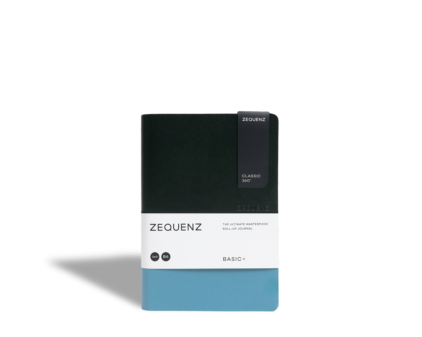 Carnet ZEQUENZ Basic+ - B6 - Quadrillé - Emerald Lagoon - 