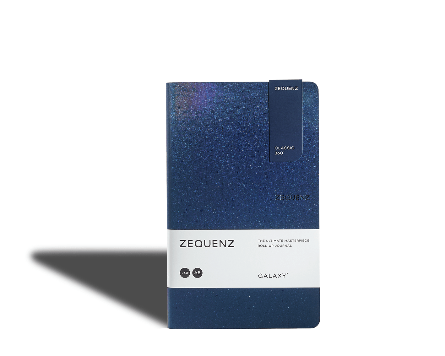 Carnet ZEQUENZ Galaxy - A5 - Ligné - Space Blue - 