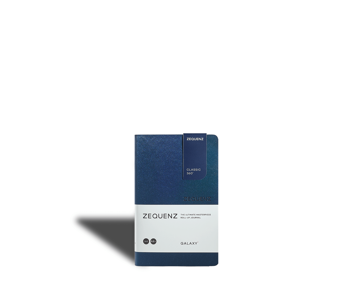 Carnet ZEQUENZ Galaxy - A6 - Uni - Space Blue - 