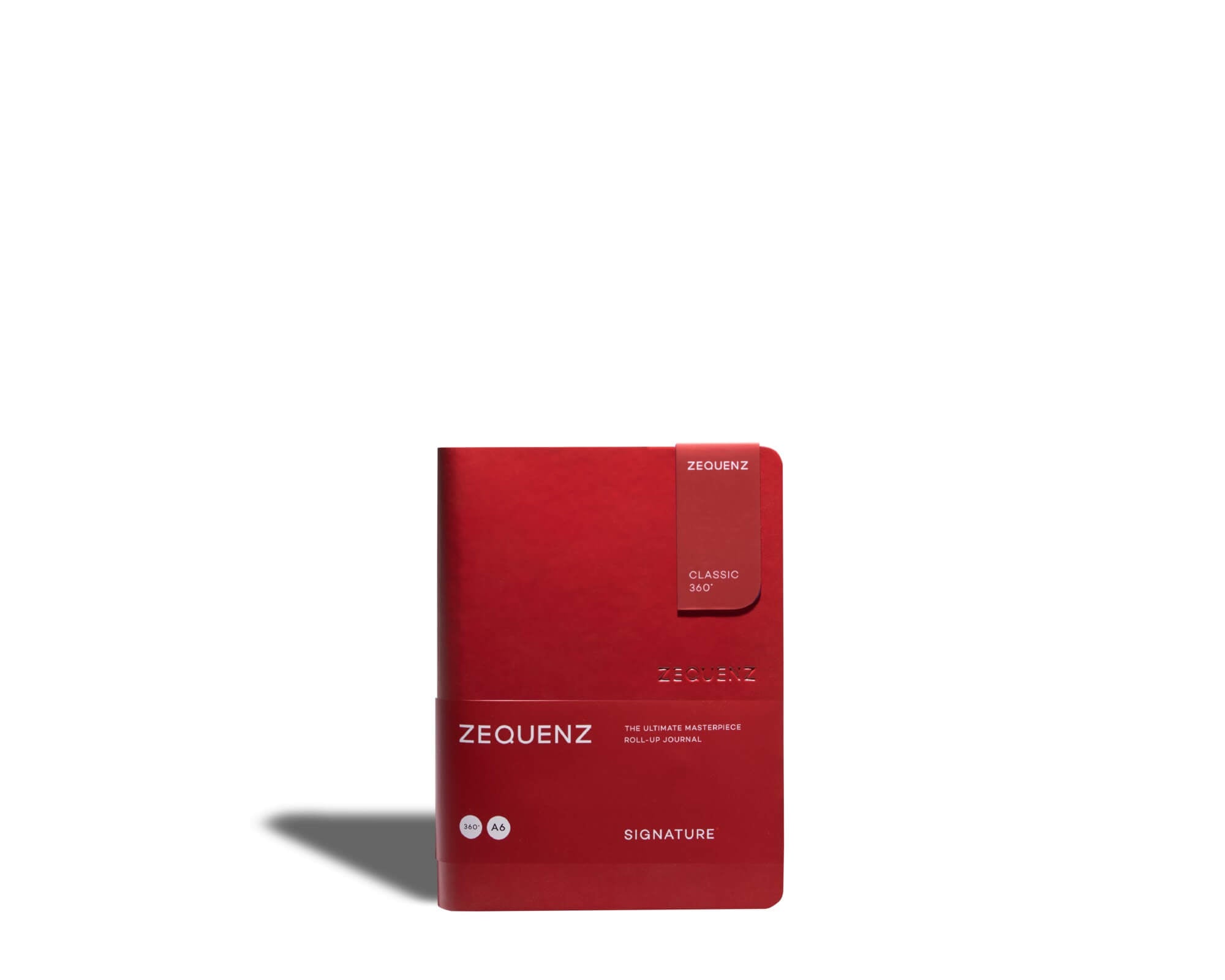 Carnet ZEQUENZ Signature Classic - A6 - Ligné - Red - 8859340500235