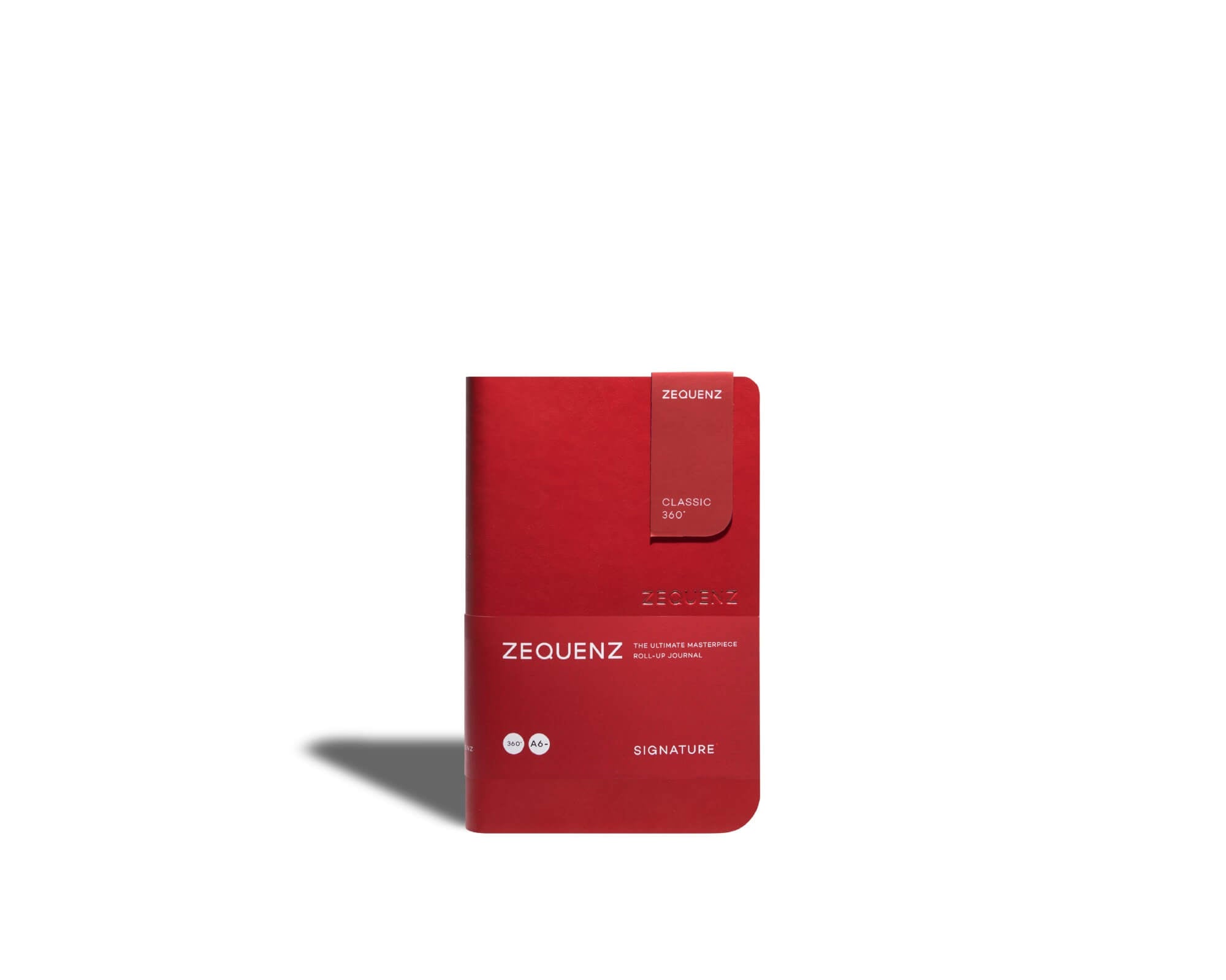 Carnet ZEQUENZ Signature Classic - A6 - Quadrillé - Red - 
