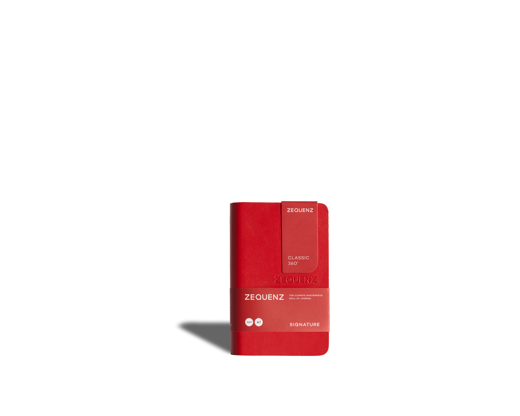 Carnet ZEQUENZ Signature Classic - A7 - Quadrillé - Red - 8859340500426