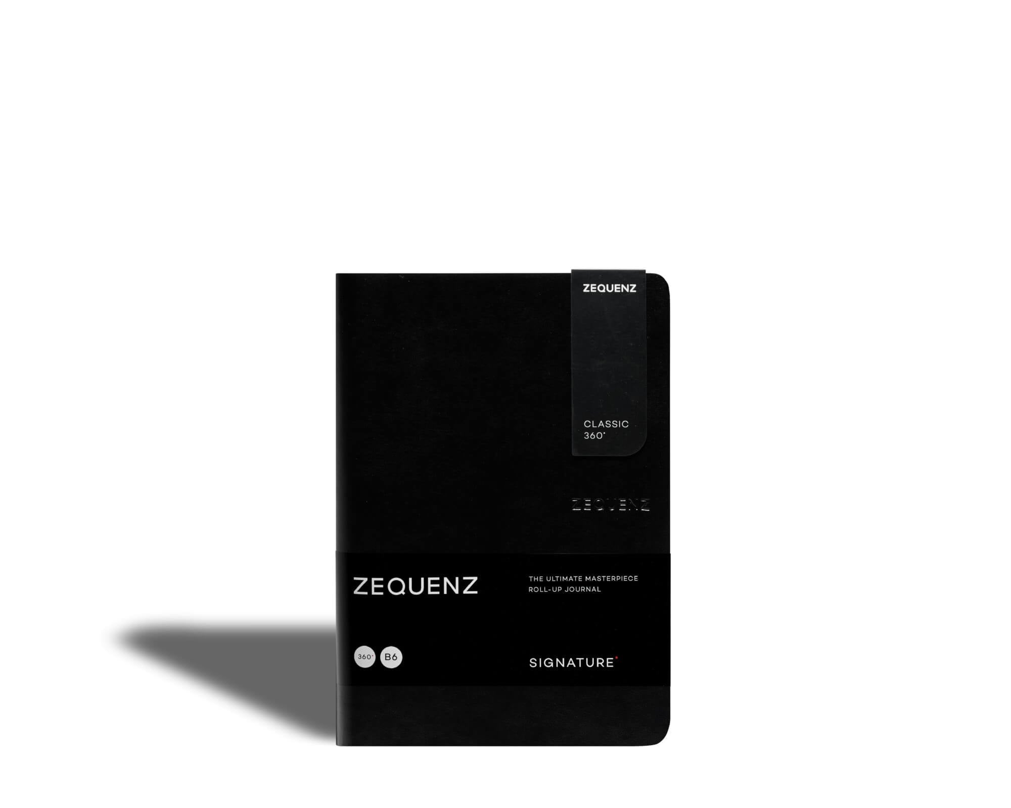 Carnet ZEQUENZ Signature Classic - B6 - Uni - Black - 8859340500105