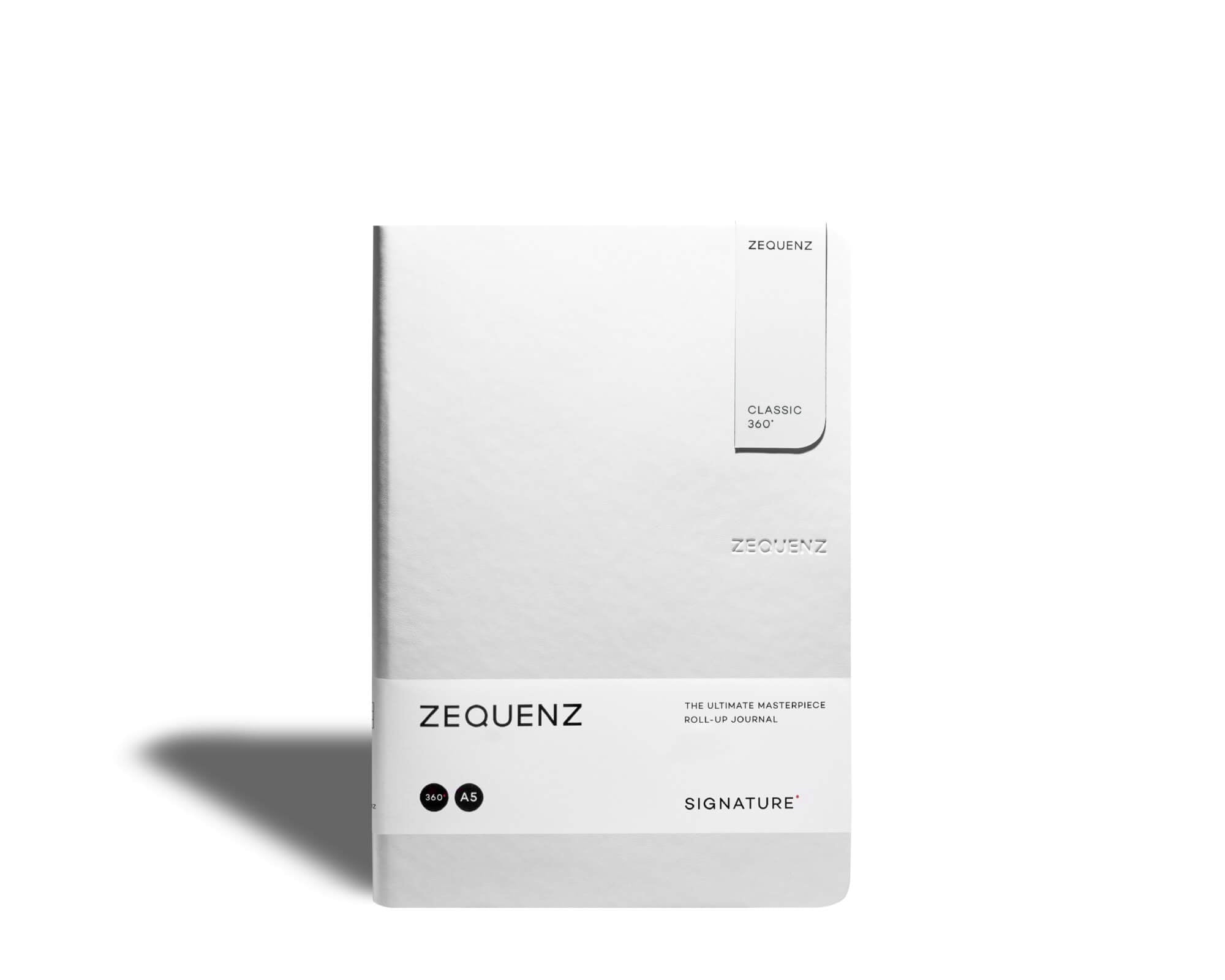 Carnet ZEQUENZ Signature Lite - A5 - Ligné - White - 8859340500631