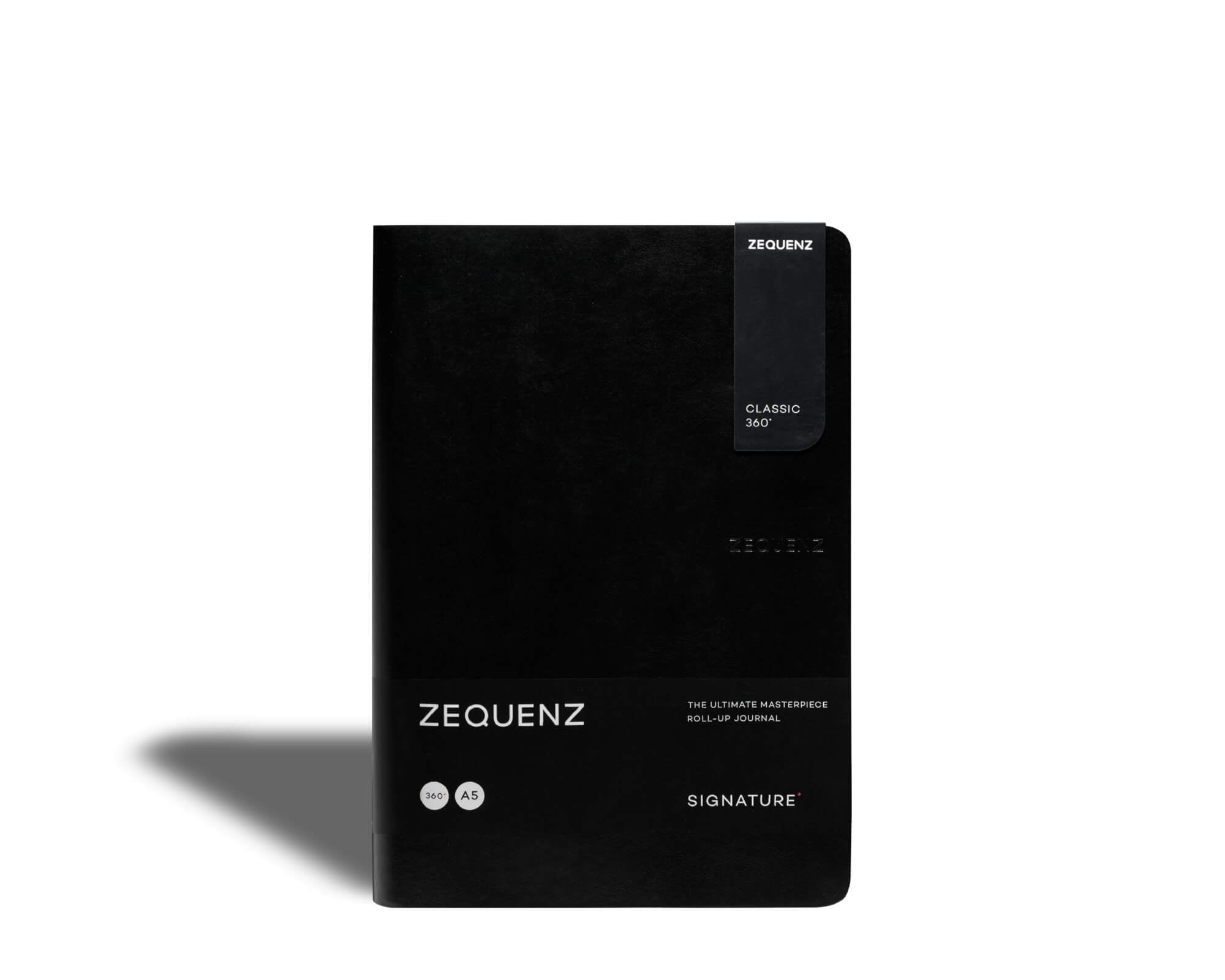 Carnet ZEQUENZ Signature Lite - A5 - Quadrillé - Black - 8859340500563