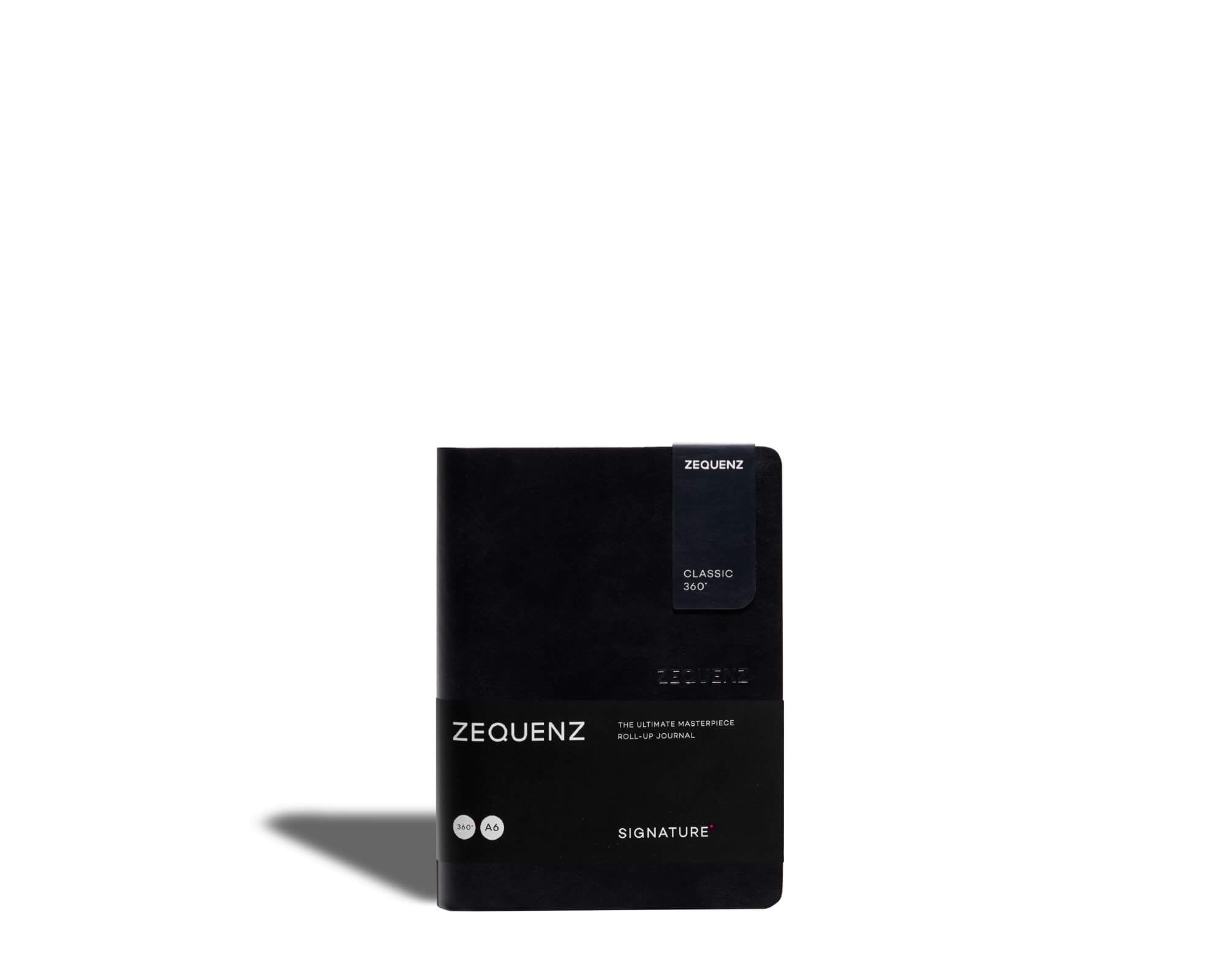 Carnet ZEQUENZ Signature Lite - A6 - Ligné - Black - 8859340500303