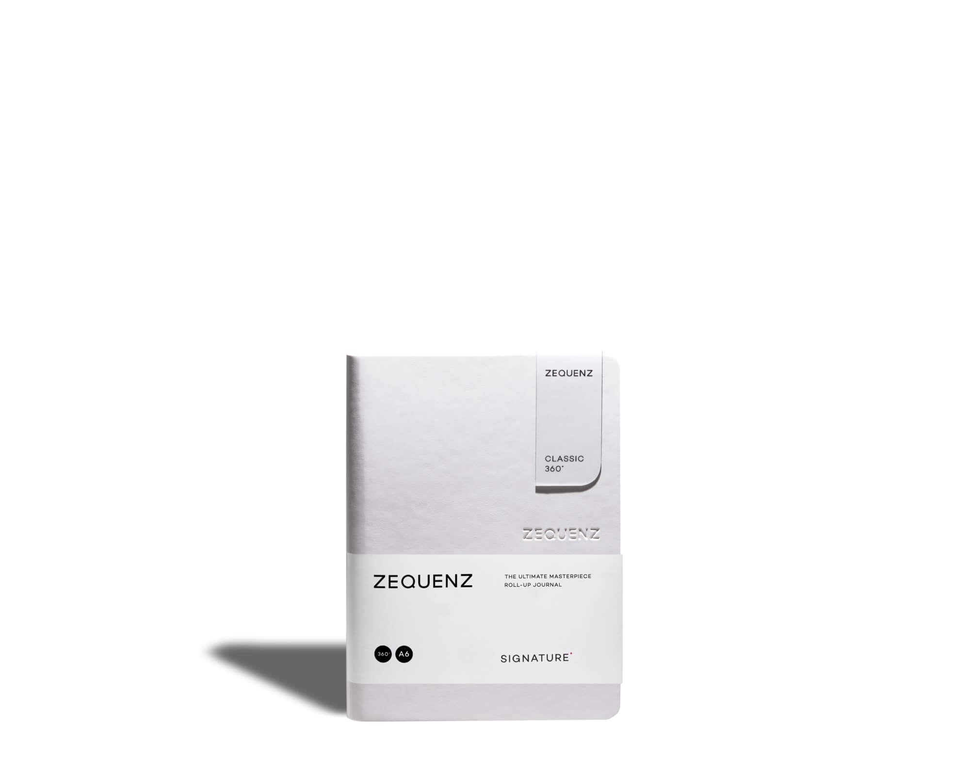 Carnet ZEQUENZ Signature Lite - A6 - Uni - White - 8859340500341