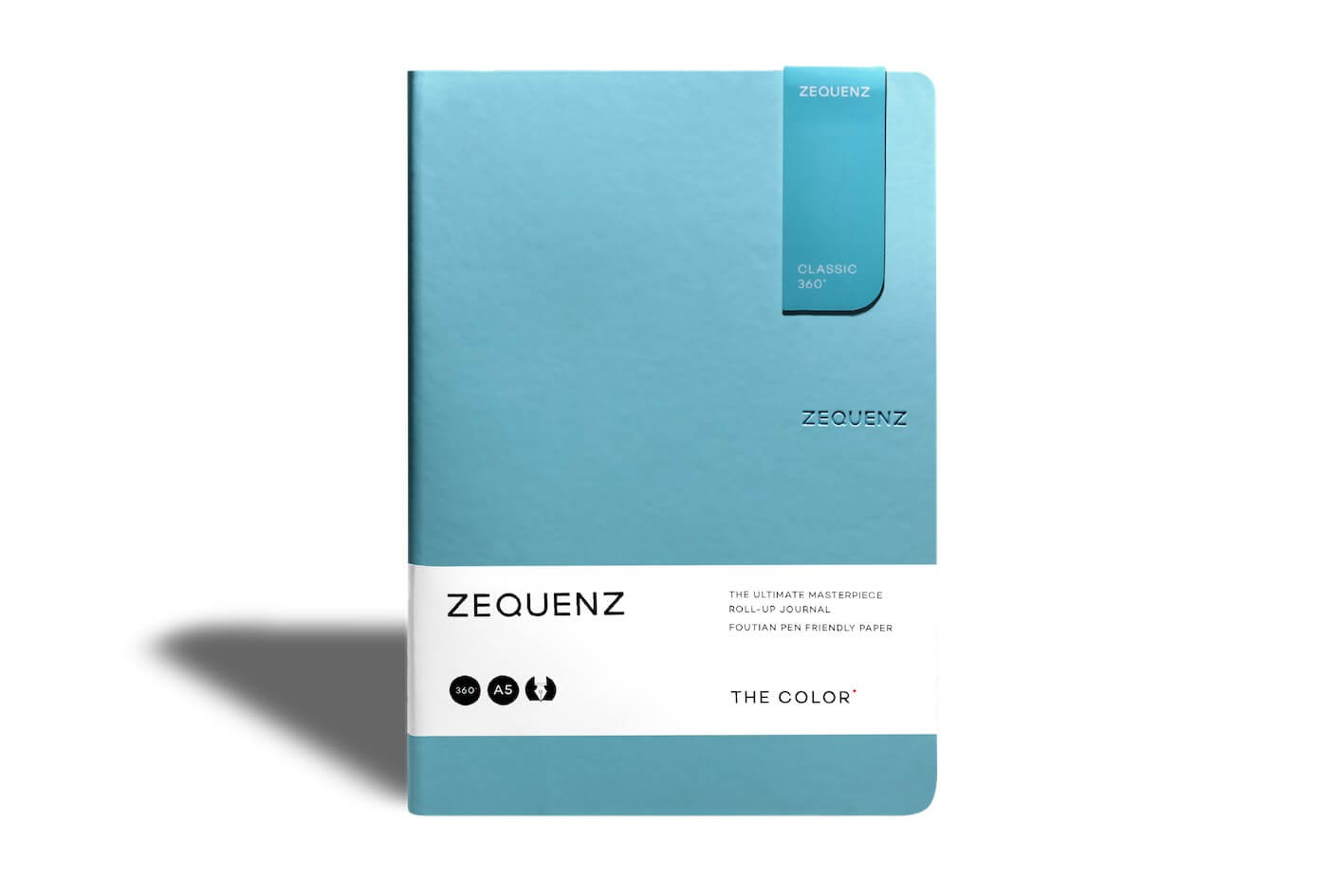 Carnet ZEQUENZ The Color - A5 - Ligné - Turquoise - 8859340516991