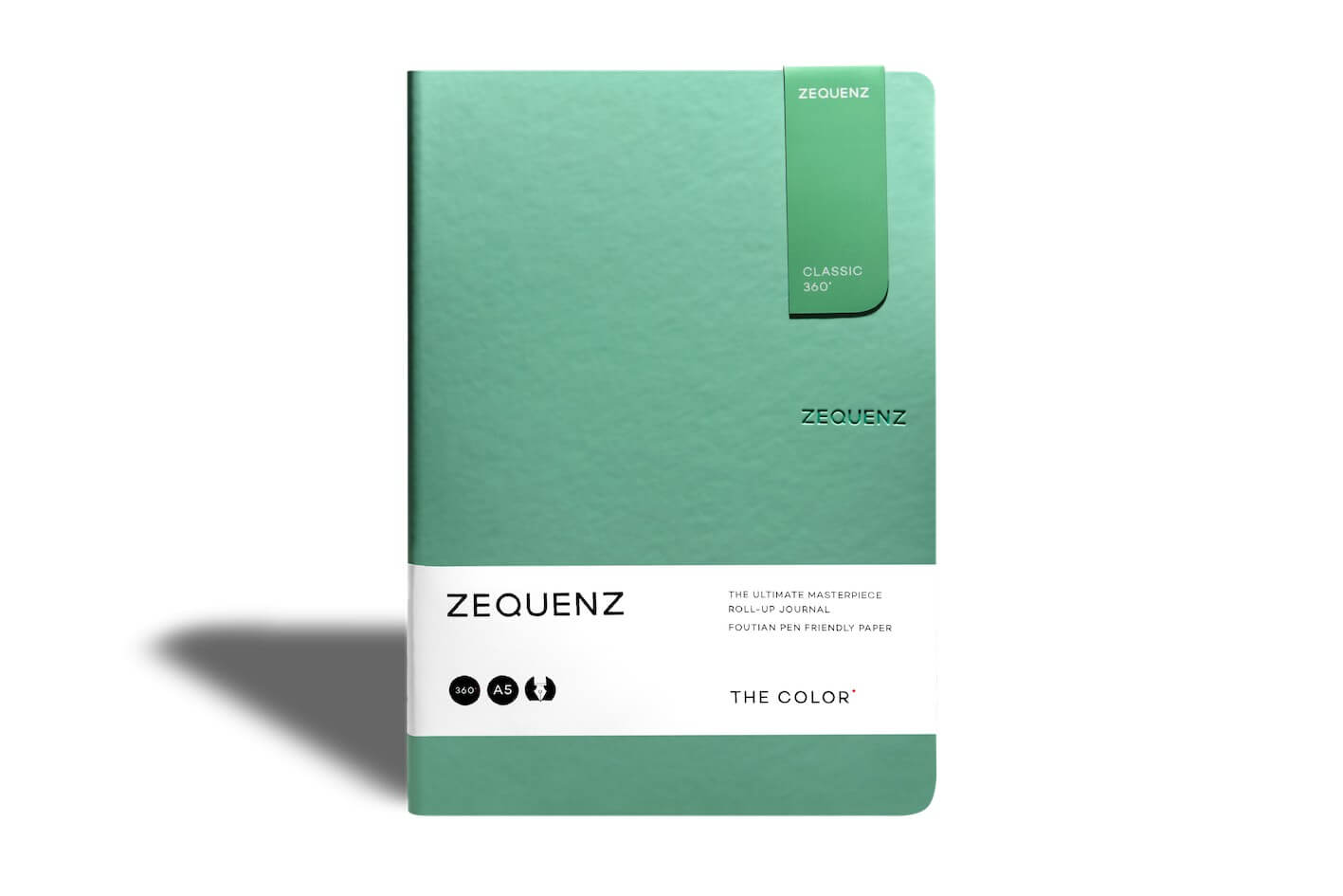 Carnet ZEQUENZ The Color - A5 - Quadrillé - Fern - 8859340517028