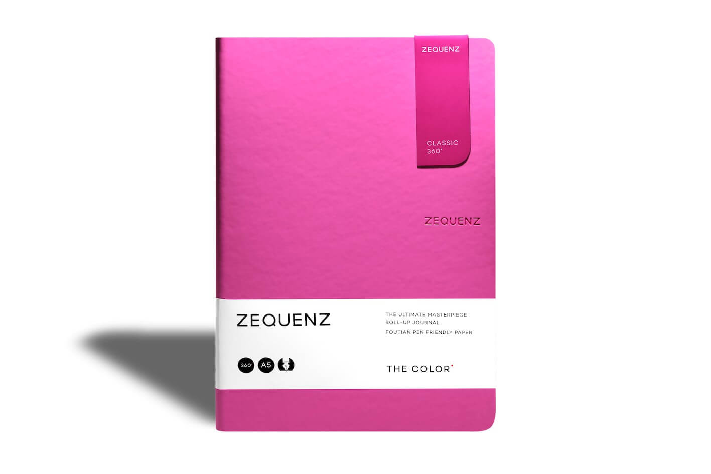 Carnet ZEQUENZ The Color - A5 - Quadrillé - Magenta - 8859340517264
