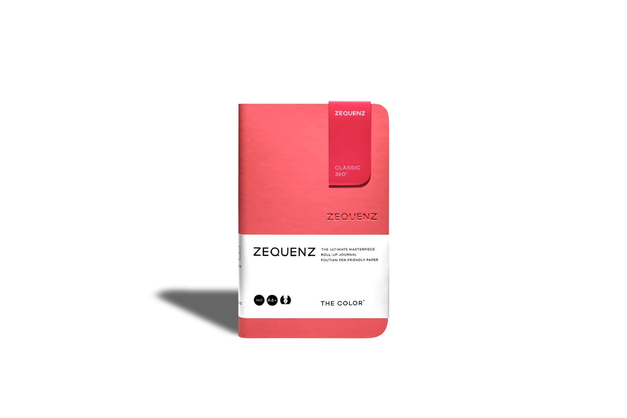 Carnet ZEQUENZ The Color - A6 - Ligné - Coral - 8859340517714