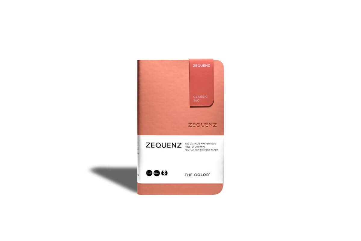 Carnet ZEQUENZ The Color - A6 - Ligné - Peach - 8859340517837