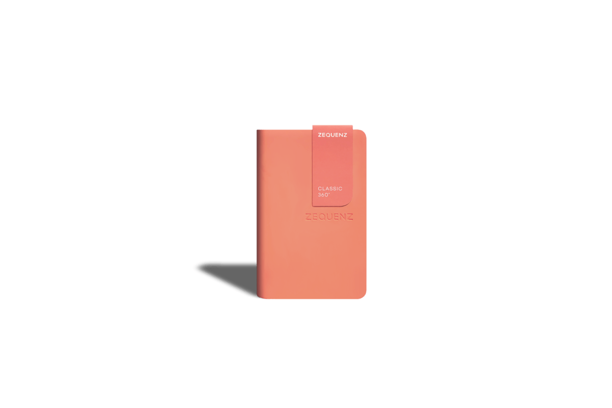 Carnet ZEQUENZ The Color - A7 - Ligné - Peach - 8859340524941