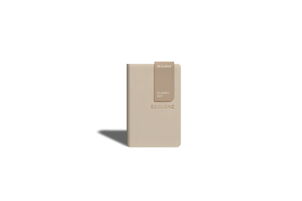 Carnet ZEQUENZ The Color - A7 - Ligné - Taupe - 8859340524460