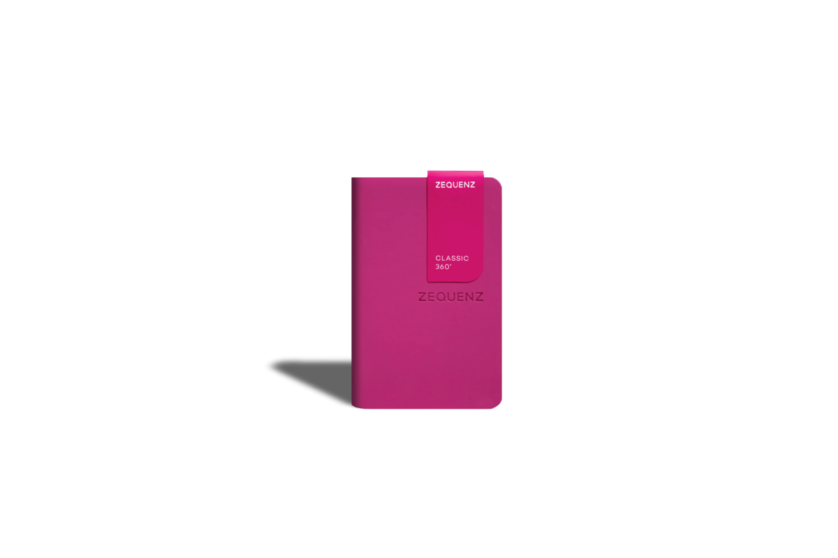 Carnet ZEQUENZ The Color - A7 - Pointillé - Magenta - 