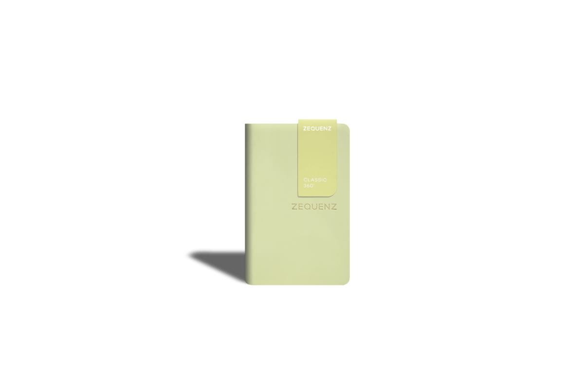 Carnet ZEQUENZ The Color - A7 - Pointillé - Olive - 