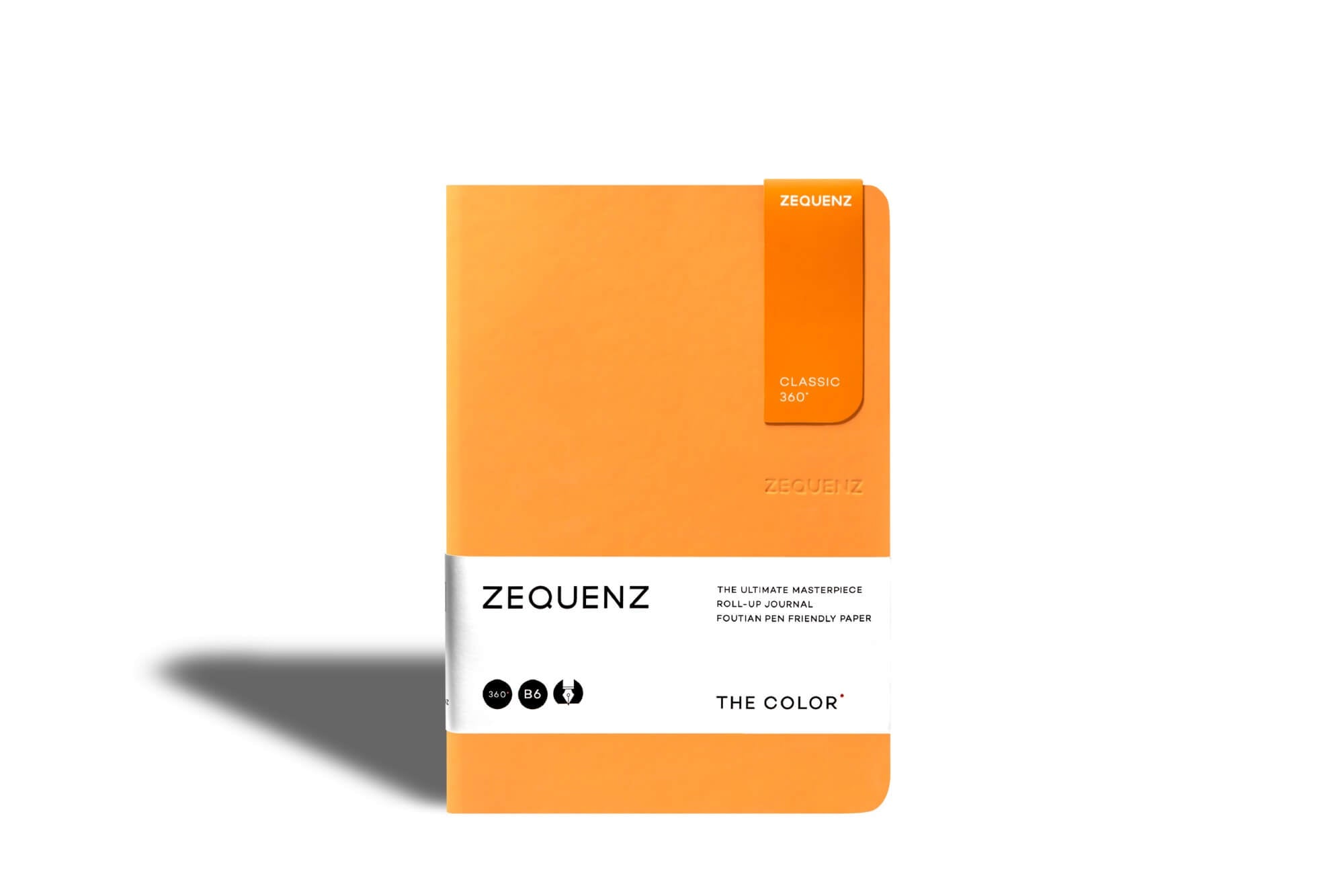 Carnet ZEQUENZ The Color - B6 - Ligné - Apricot - 8859340512337
