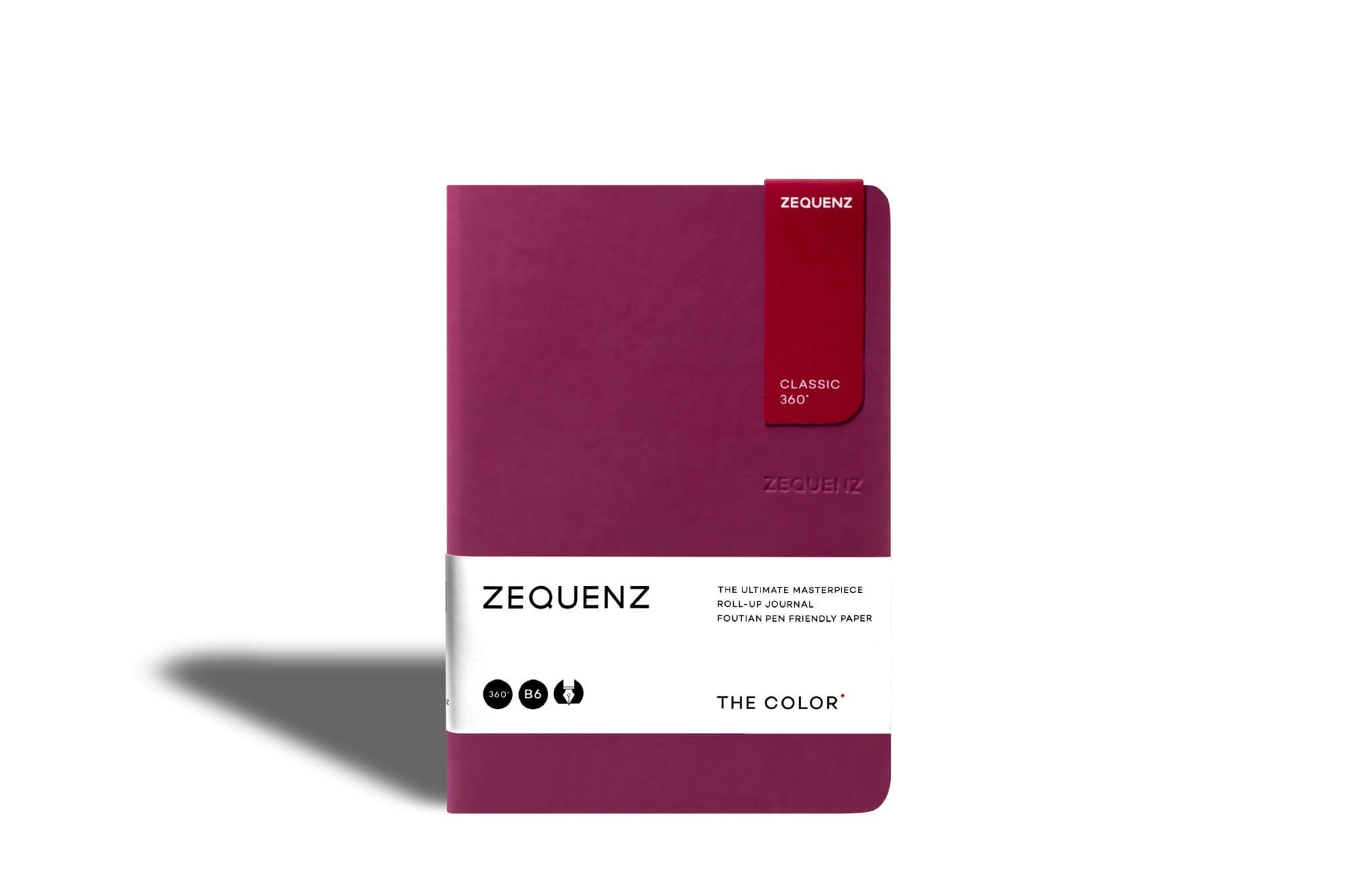Carnet ZEQUENZ The Color - B6 - Pointillé - Berry - 8859340512436
