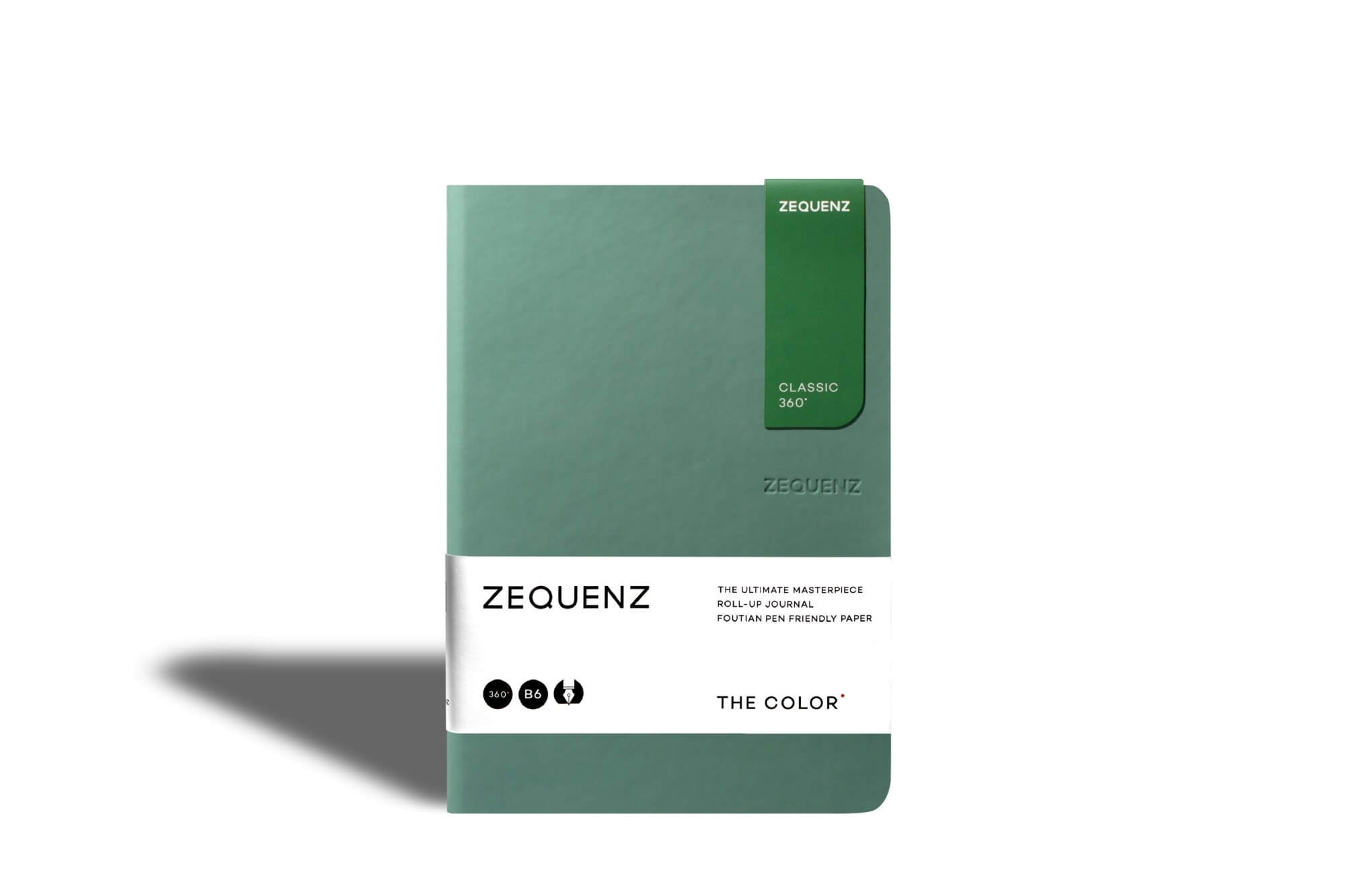 Carnet ZEQUENZ The Color - B6 - Pointillé - Jade - 8859340512351