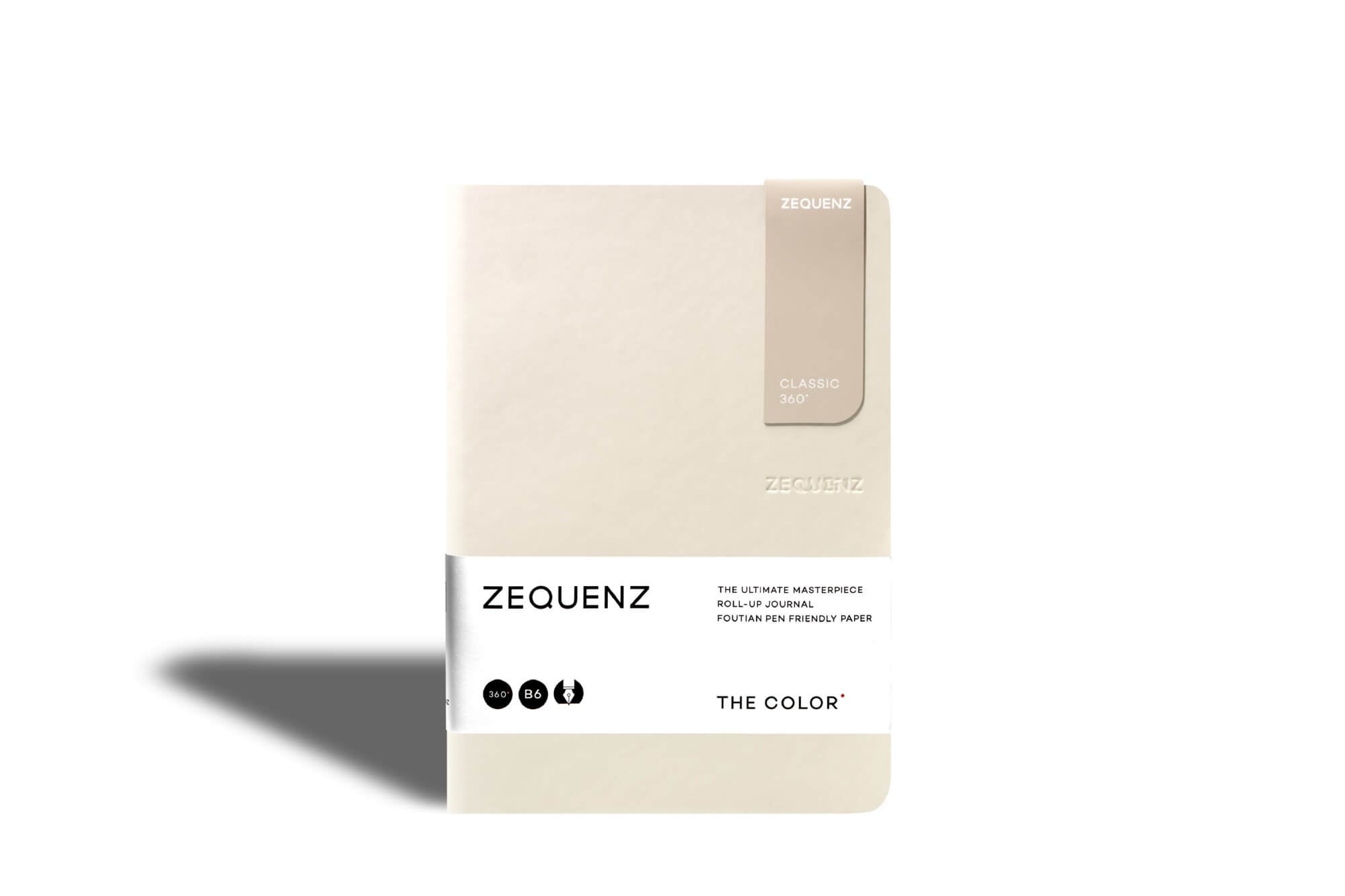 Carnet ZEQUENZ The Color - B6 - Quadrillé - Beige - 8859340512085