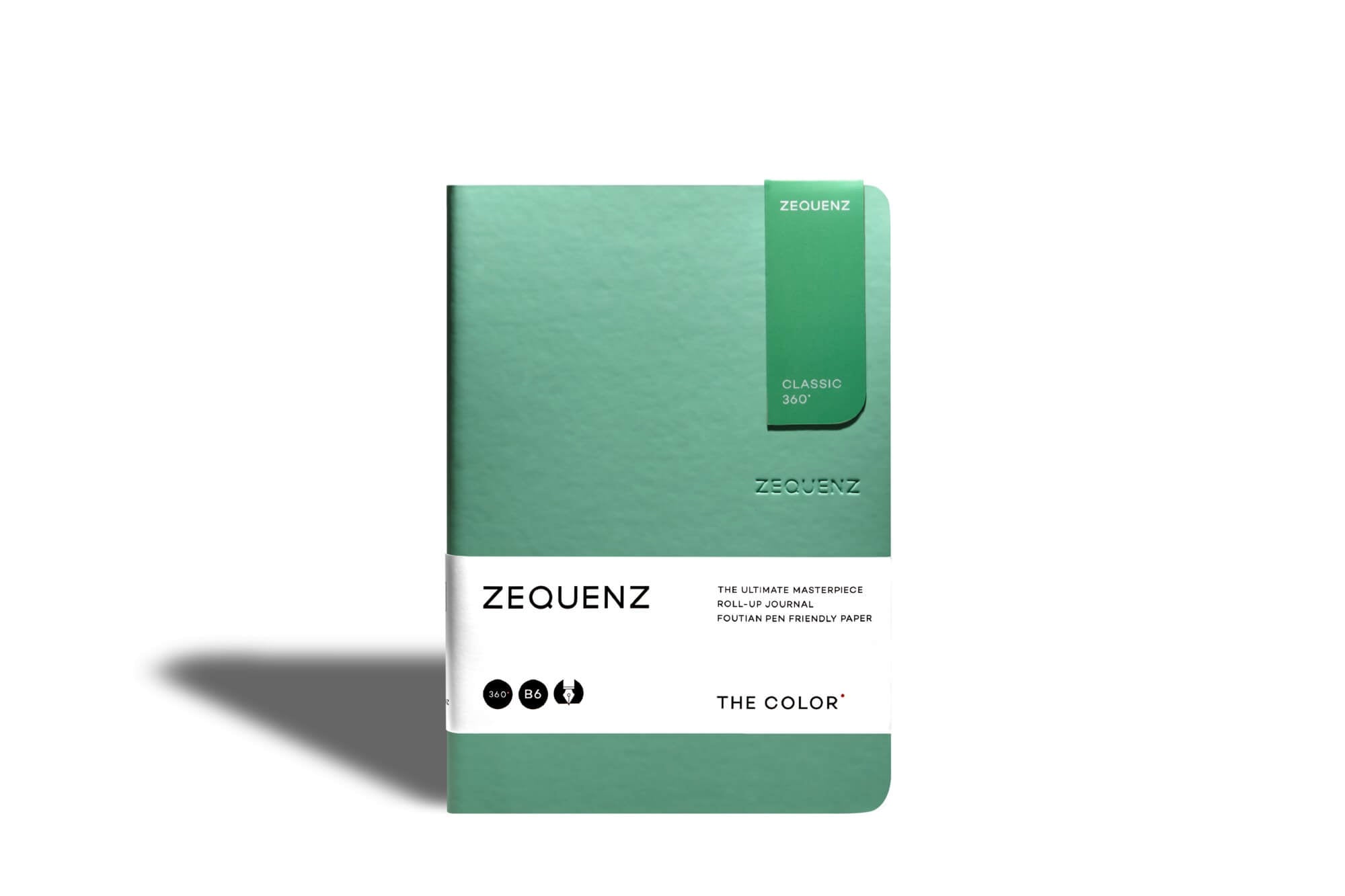 Carnet ZEQUENZ The Color - B6 - Quadrillé - Fern - 8859340517349