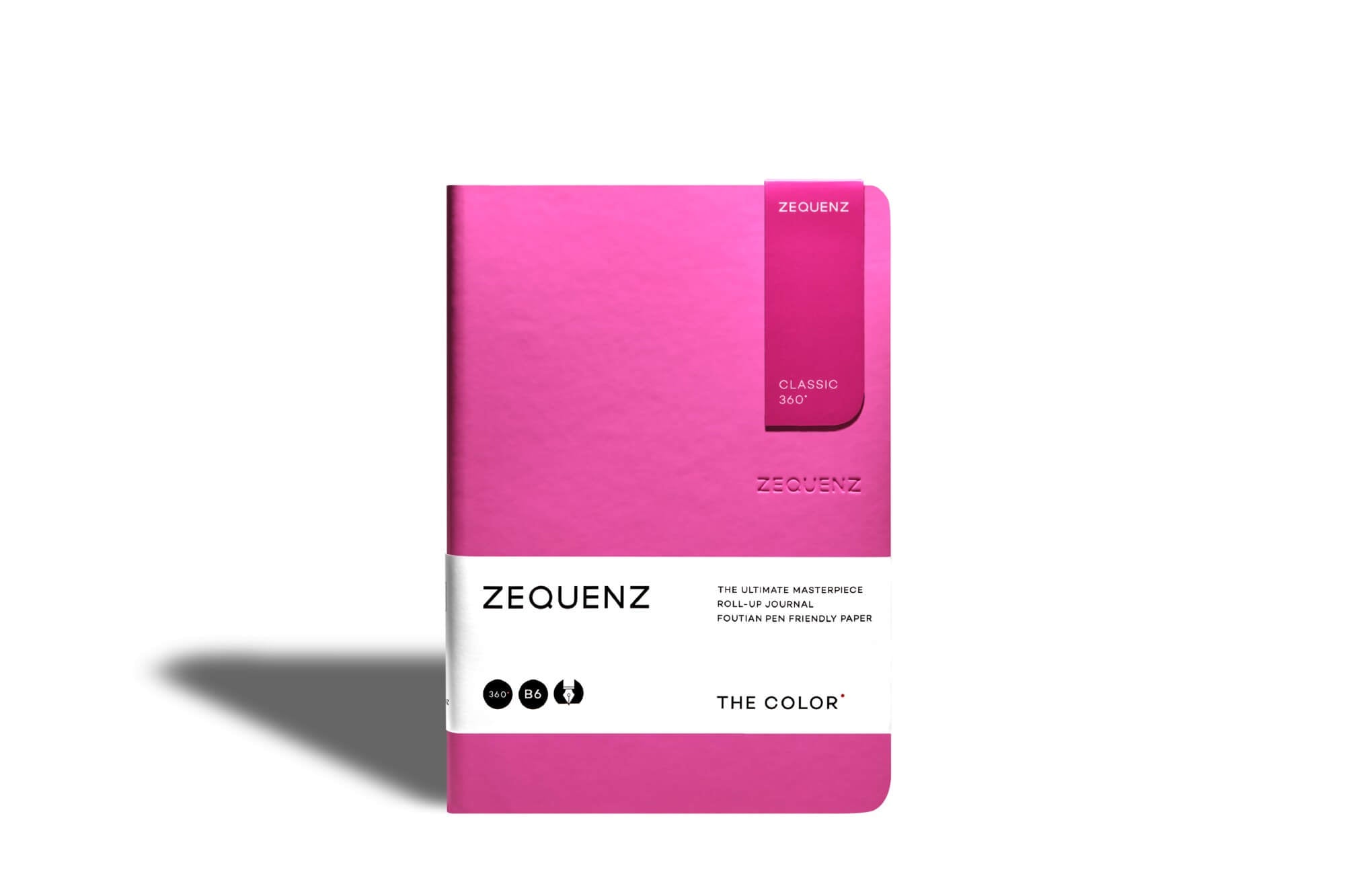 Carnet ZEQUENZ The Color - B6 - Quadrillé - Magenta - 8859340517585