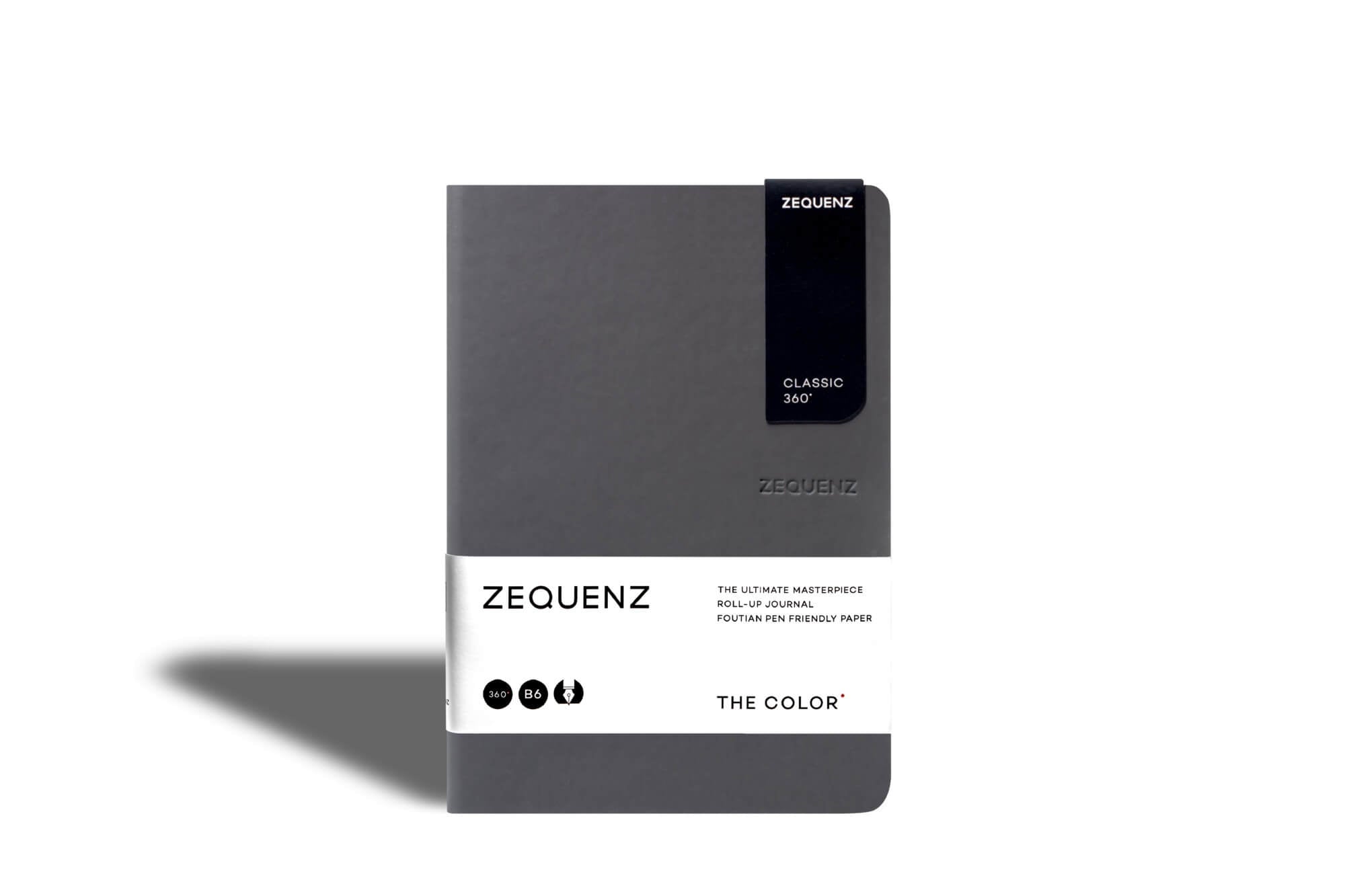 Carnet ZEQUENZ The Color - B6 - Quadrillé - Storm - 8859340512481