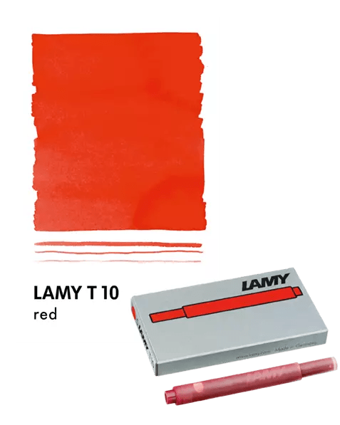 Cartouches d'encre LAMY T10 - Rouge - 4014519020769