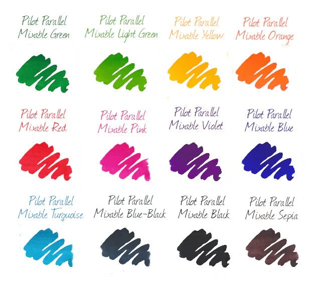 Cartouches d'encre PILOT Parallel Pen - Bleu - 4902505192265