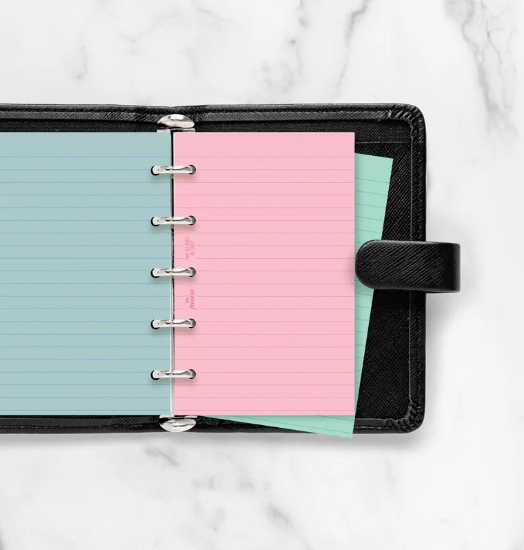Feuilles de notes lignées FILOFAX - Assortiment Fashion - Mini - Mini - Ligné - 5015142161934