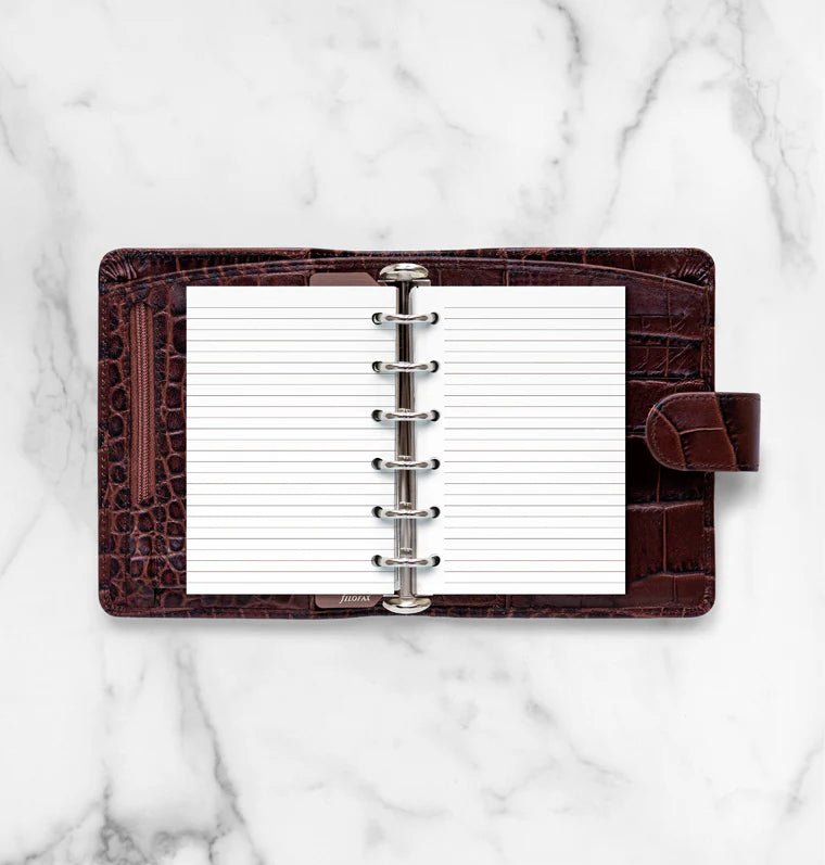 Feuilles de notes lignées FILOFAX - Blanc - Pocket - Pocket - Ligné - 5015142600013