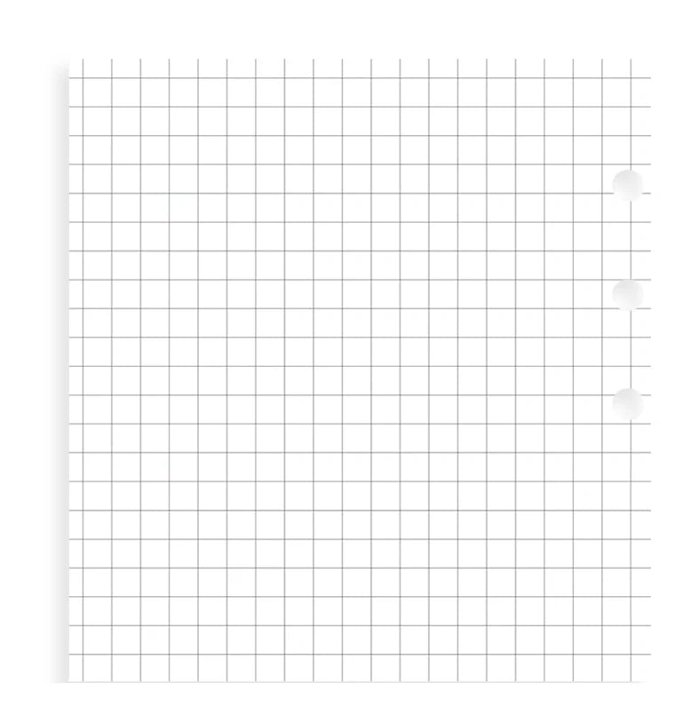 Feuilles de notes quadrillées FILOFAX - Blanc - Personal - Personal - Quadrillé - 5015142503505