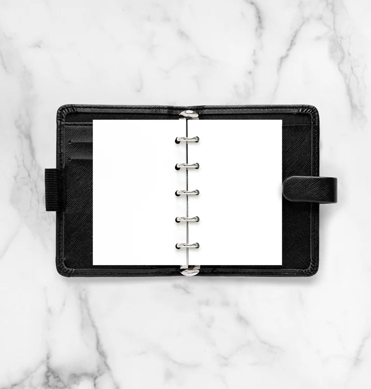 Feuilles de notes unies FILOFAX - Blanc - Mini - Mini - Uni - 5015142103712