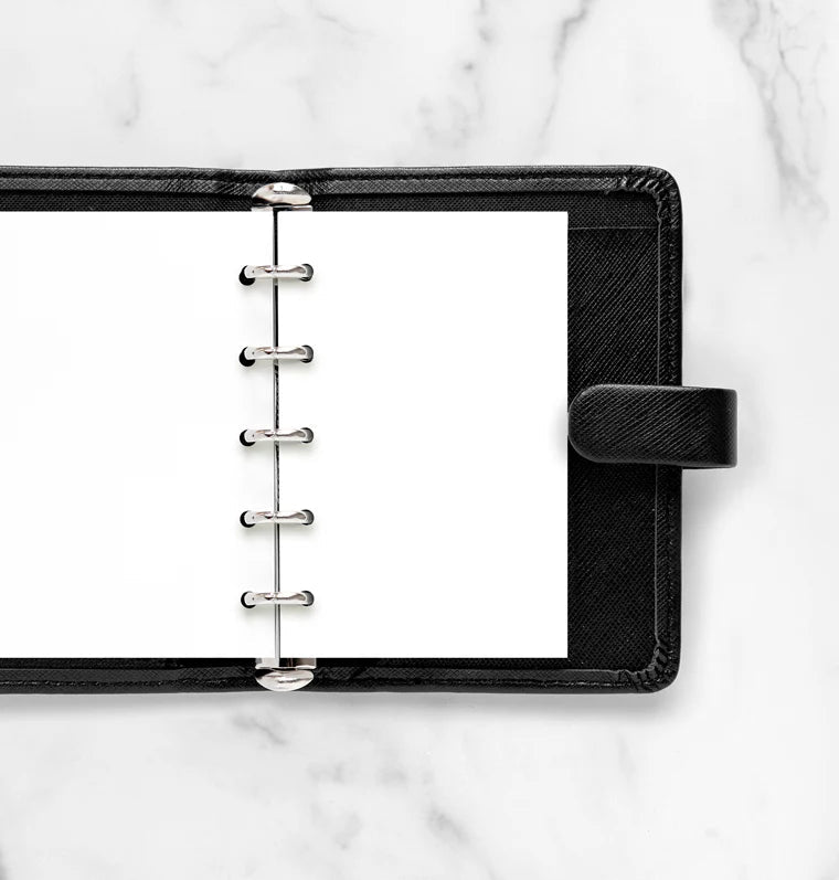 Feuilles de notes unies FILOFAX - Blanc - Mini - Mini - Uni - 5015142103712