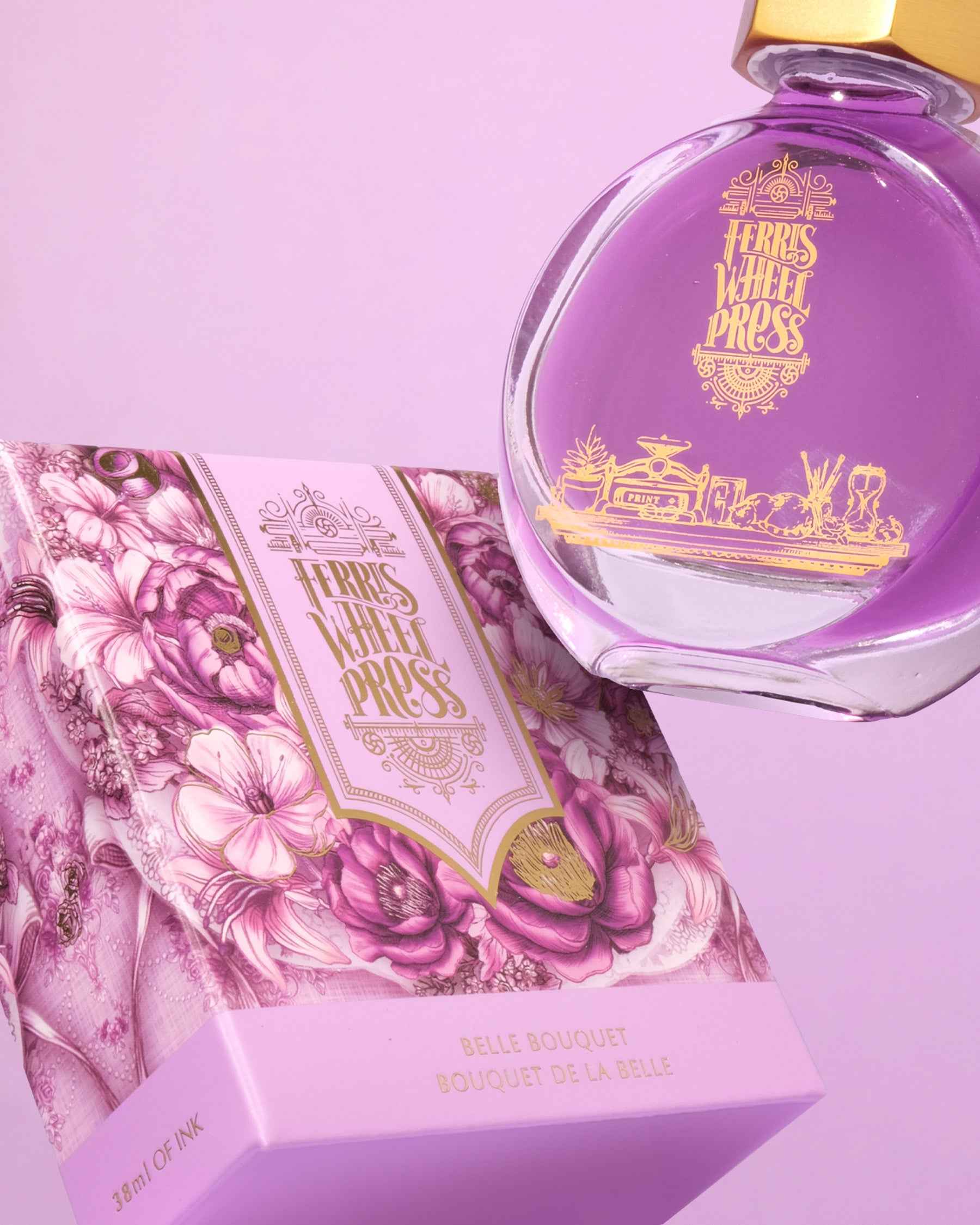 Flacon d'encre FERRIS WHEEL PRESS - Everyday Ink - Belle Bouquet (38ml) - 818351006424