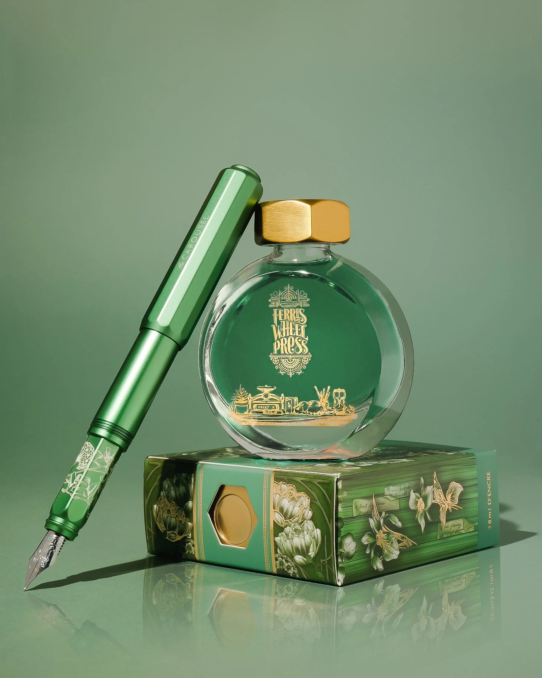 Flacon d'encre FERRIS WHEEL PRESS - Everyday Ink - Book of Botany (38ml) - 
