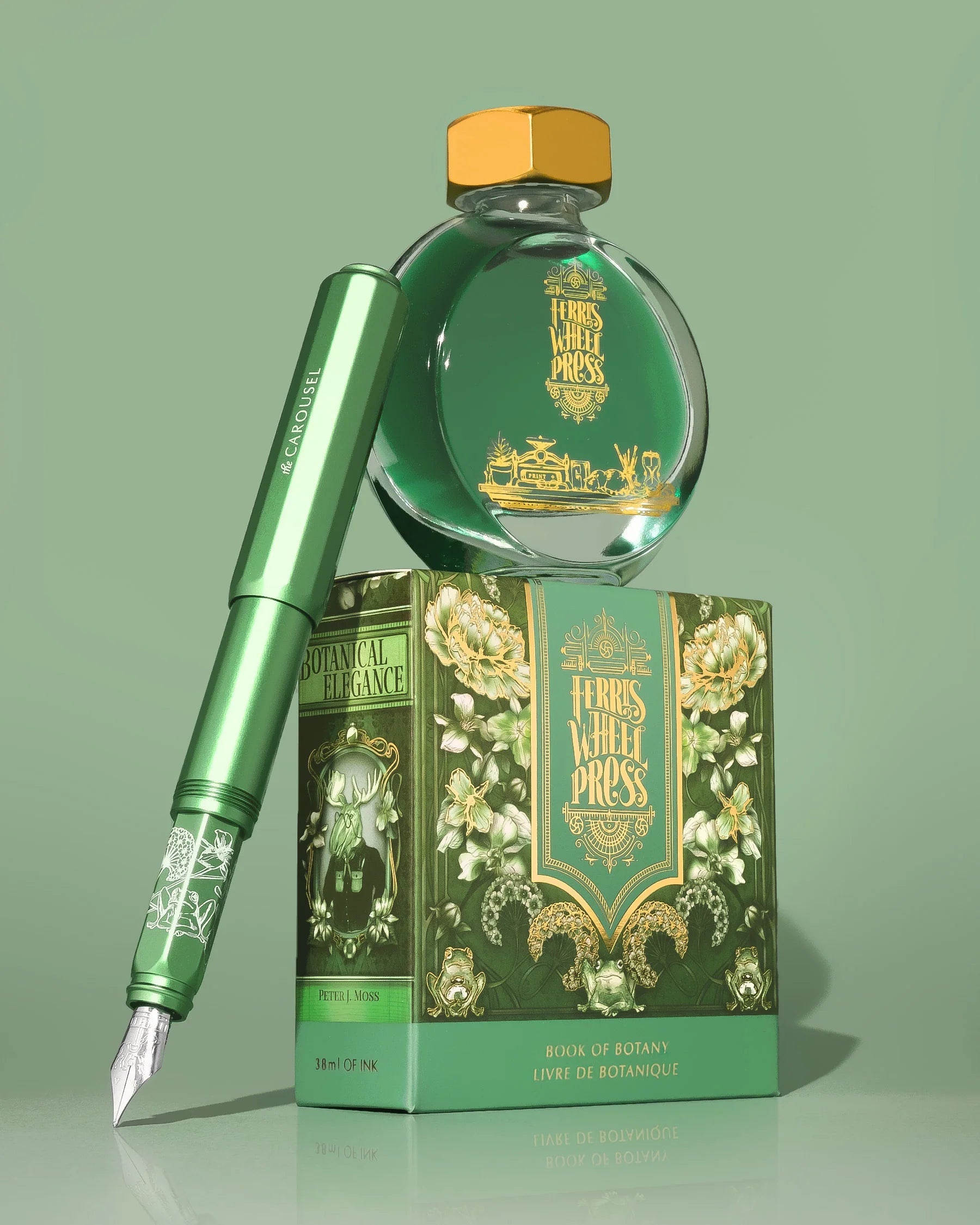 Flacon d'encre FERRIS WHEEL PRESS - Everyday Ink - Book of Botany (38ml) - 