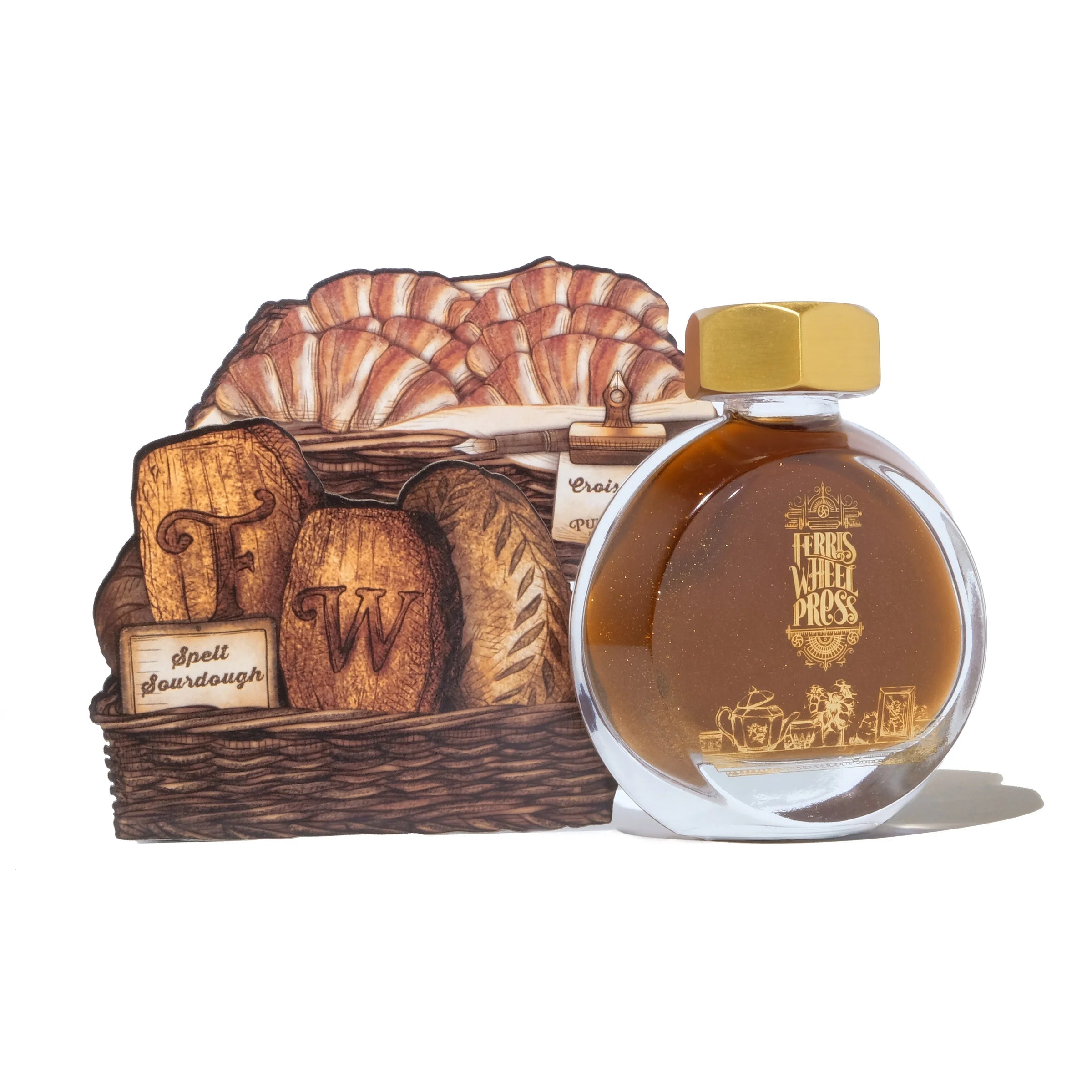 Flacon d'encre FERRIS WHEEL PRESS - Everyday Ink - Browned and Buttered (38ml) - 