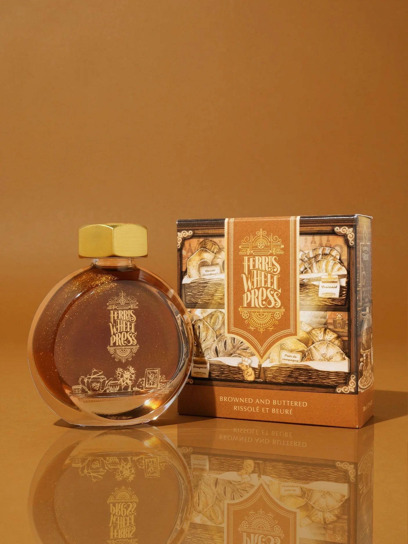Flacon d'encre FERRIS WHEEL PRESS - Everyday Ink - Browned and Buttered (38ml) - 