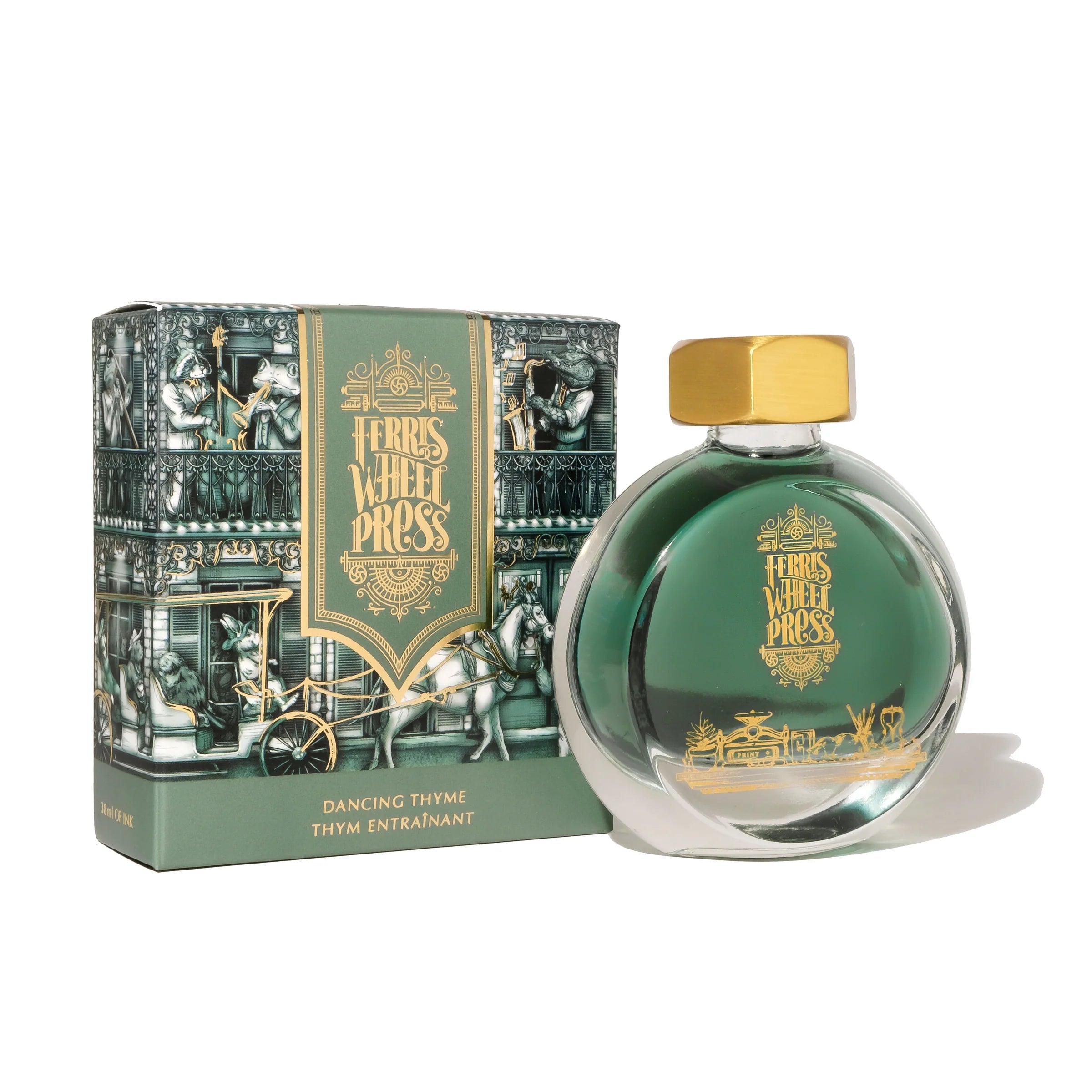 Flacon d'encre FERRIS WHEEL PRESS - Everyday Ink - Dancing Thyme (38ml) - 818351003294