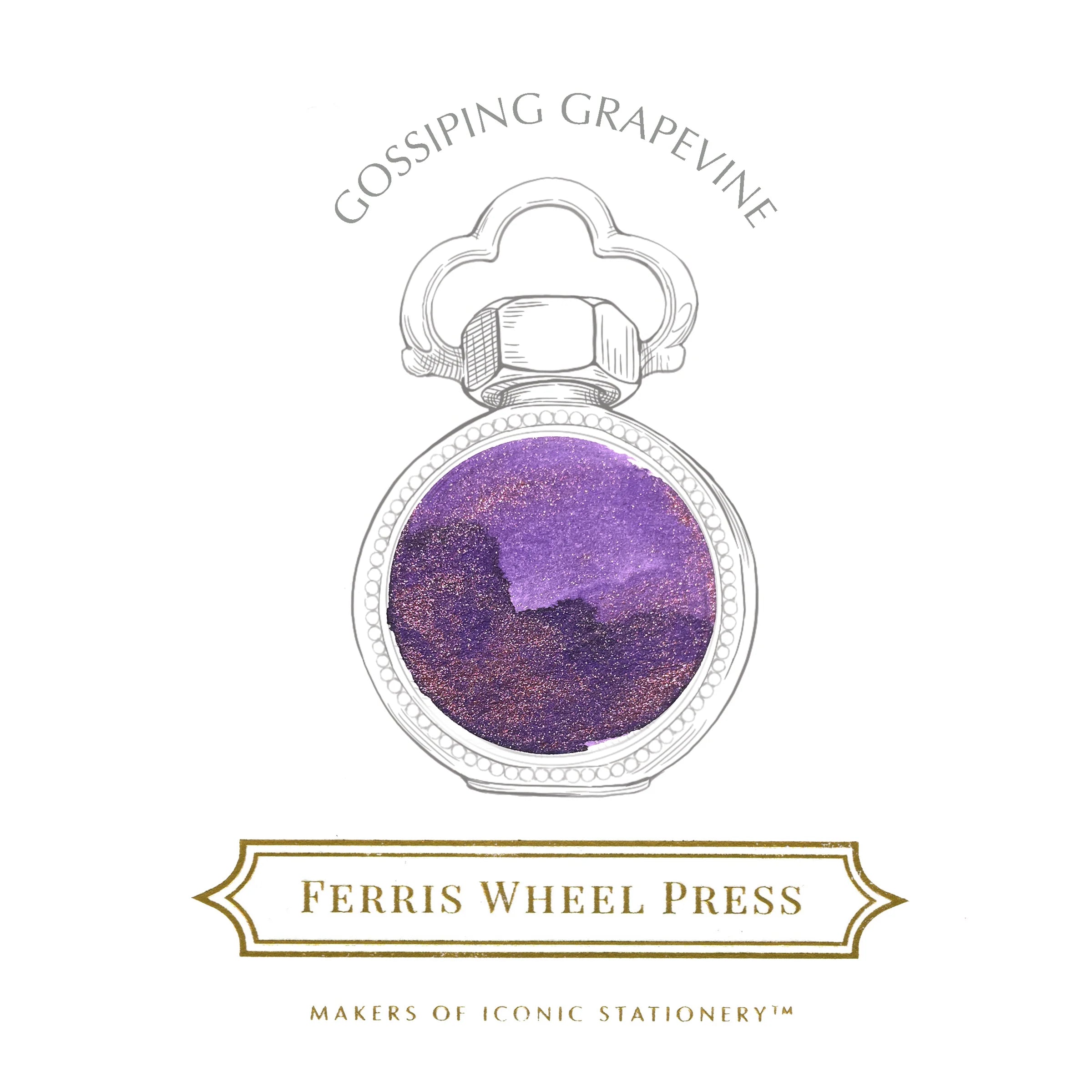 Flacon d'encre FERRIS WHEEL PRESS - Everyday Ink - Gossiping Grapevine (38ml) - 