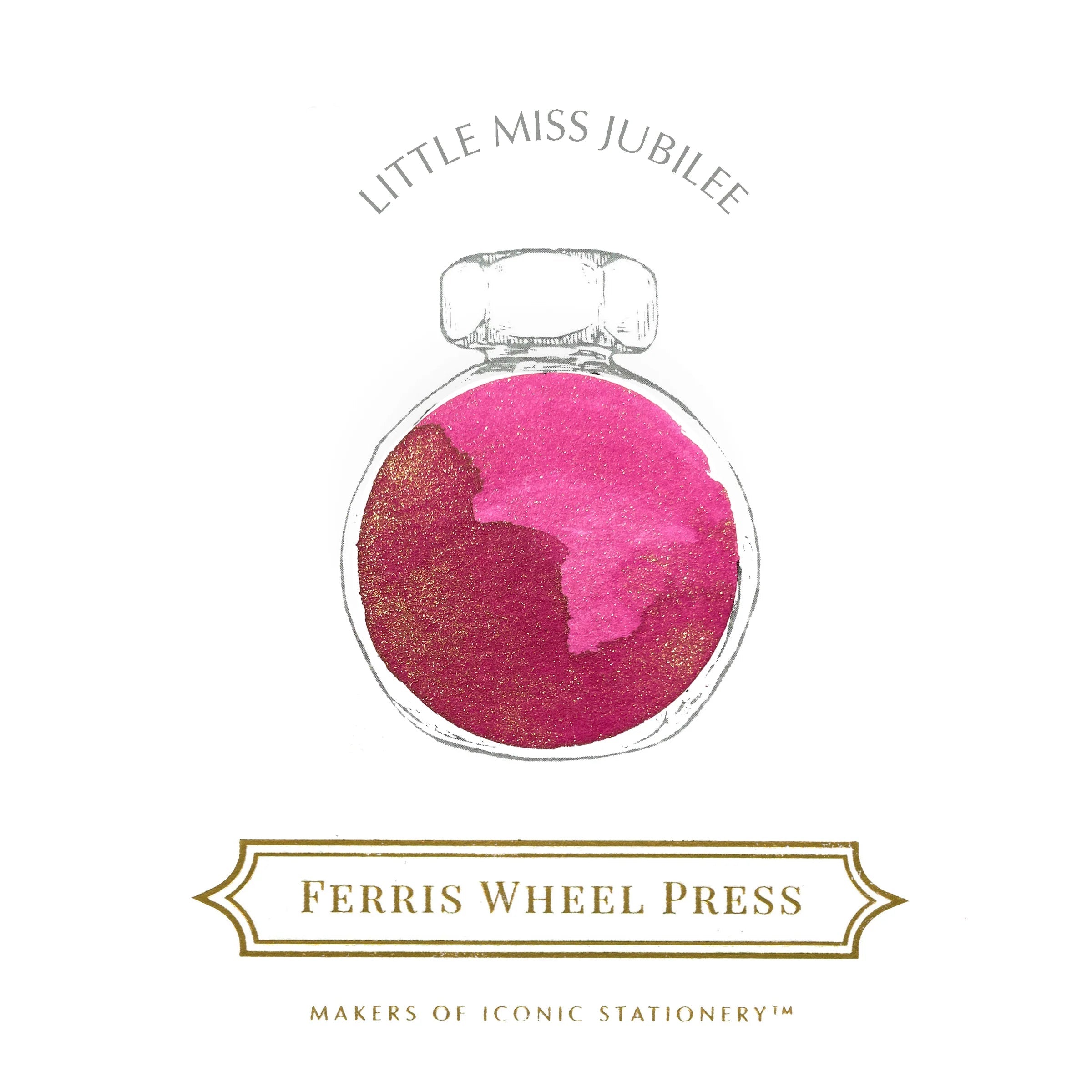 Flacon d'encre FERRIS WHEEL PRESS - Everyday Ink | Honorary Edition - Little Miss Jubilee (38ml) - 